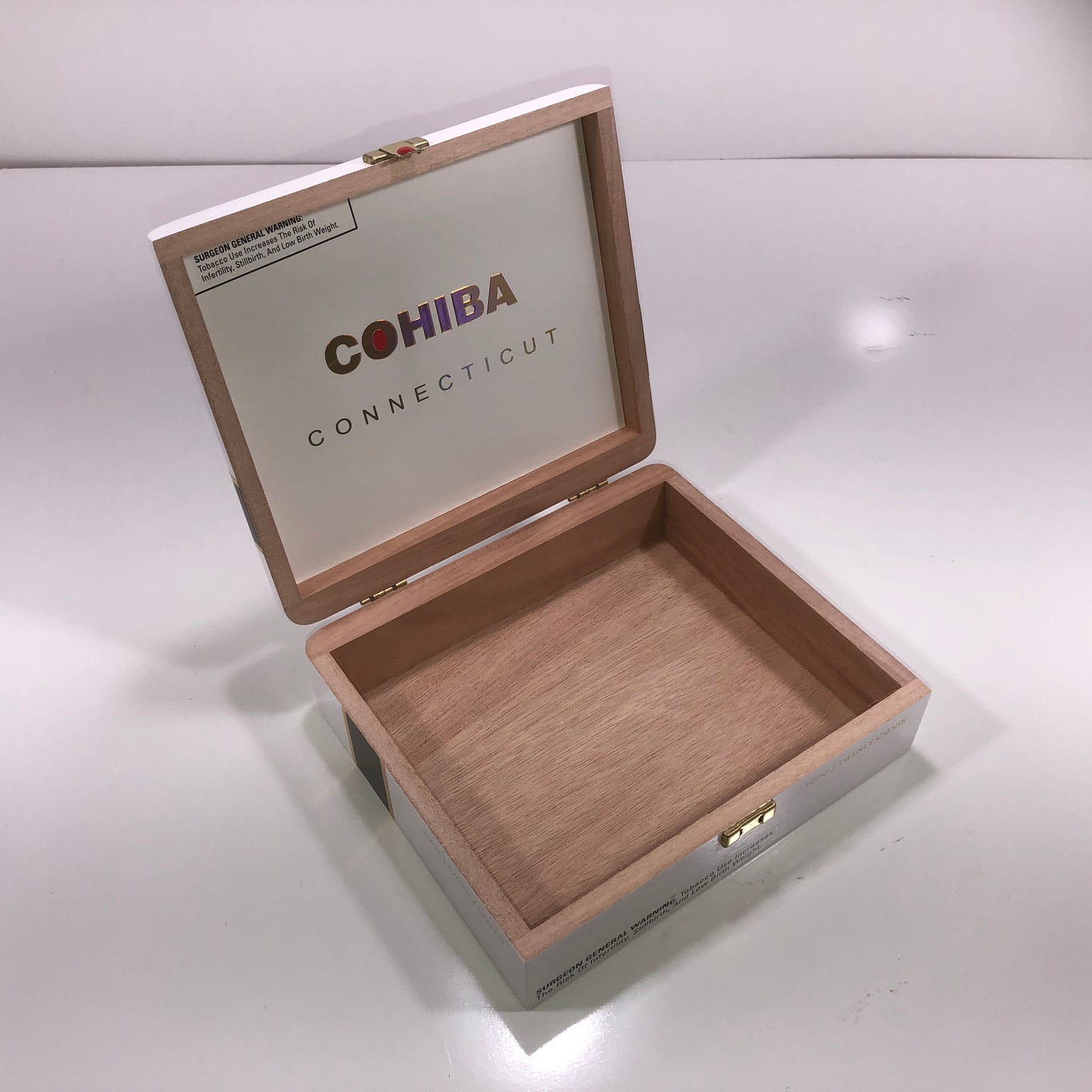 Cohiba Connecticut Toro Empty Wooden Cigar Box 9x7.75x2.5