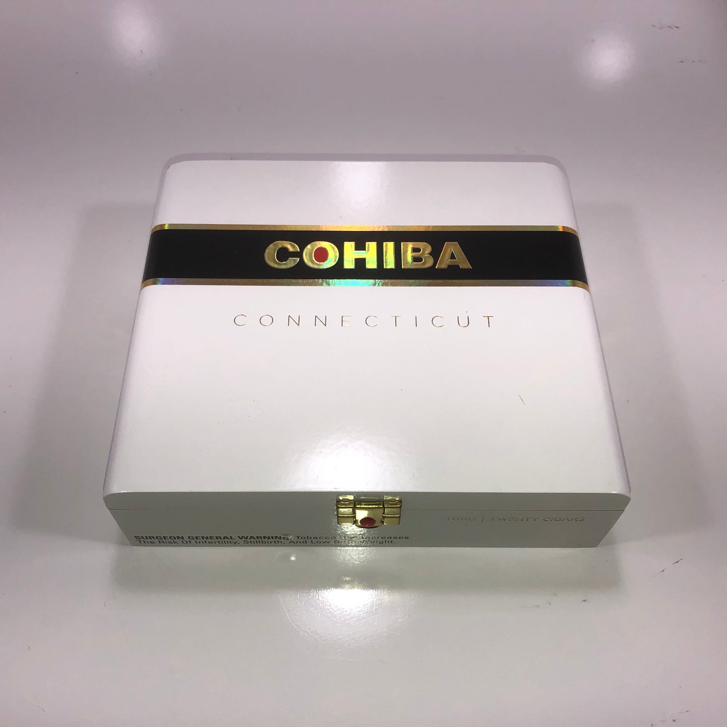 Cohiba Connecticut Toro Empty Wooden Cigar Box 9x7.75x2.5