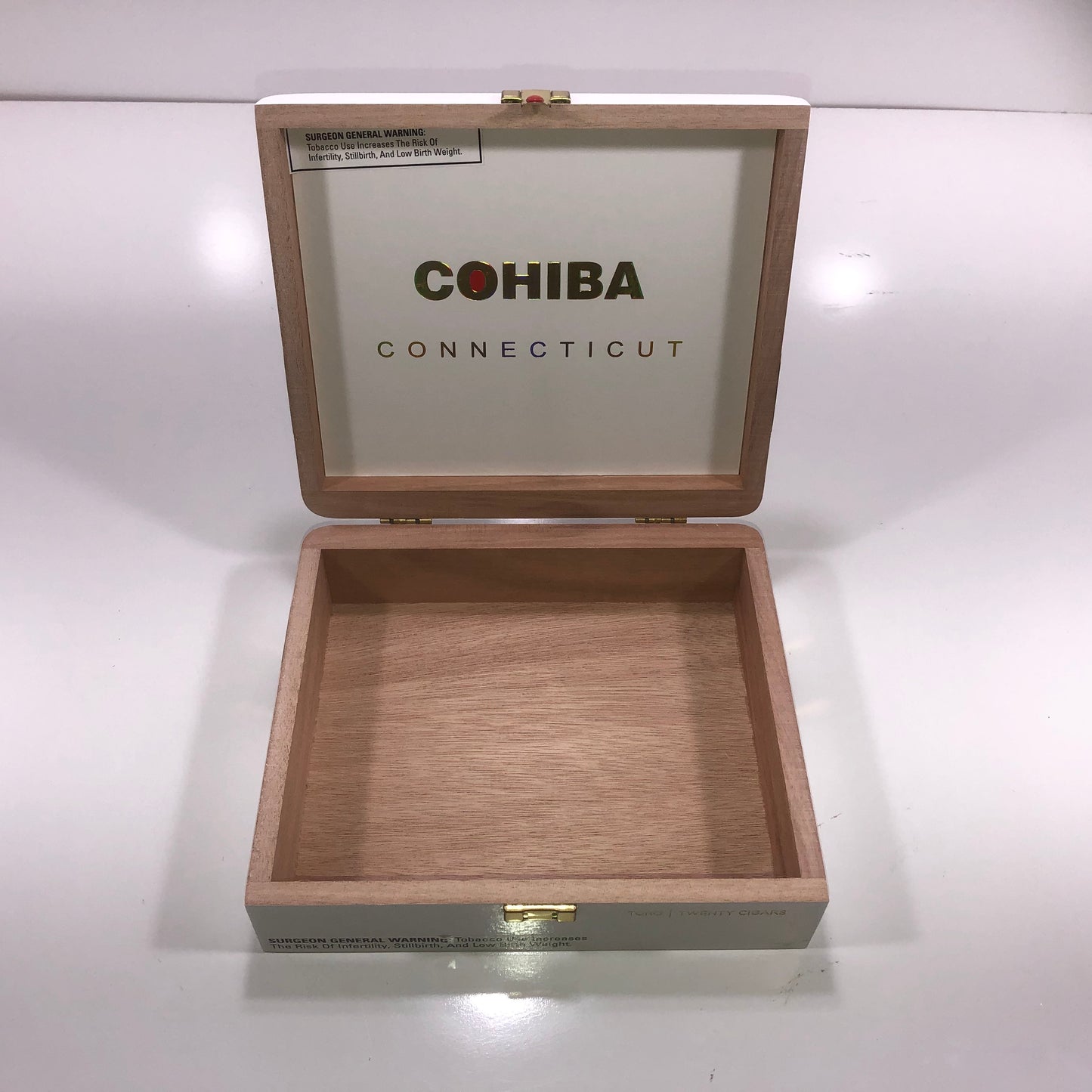 Cohiba Connecticut Toro Empty Wooden Cigar Box 9x7.75x2.5