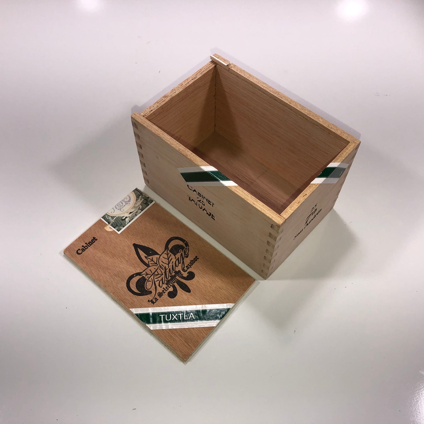 Tatuaje Tuxtla 7th Empty Wooden Cigar Box 4.25x6.25x4