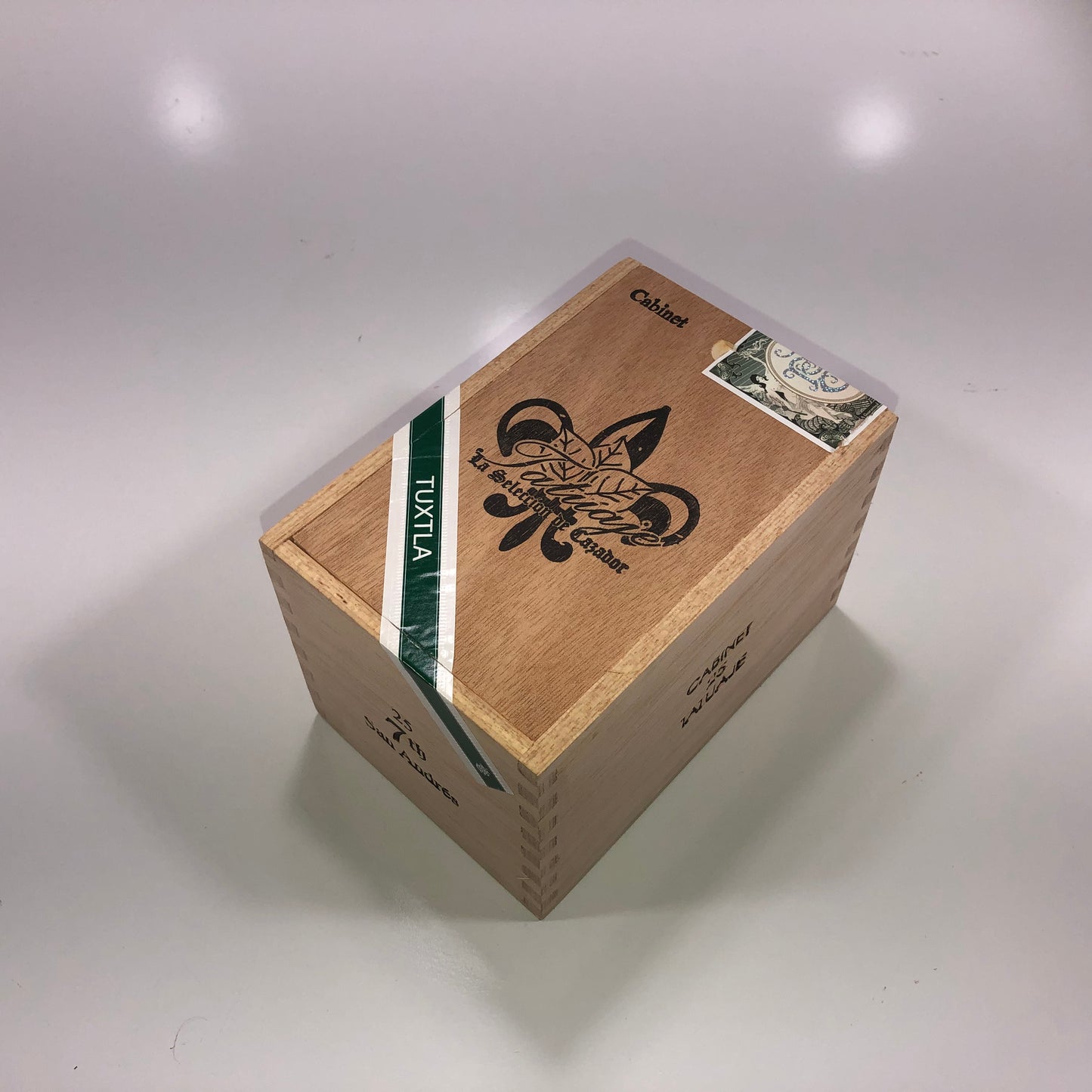 Tatuaje Tuxtla 7th Empty Wooden Cigar Box 4.25x6.25x4