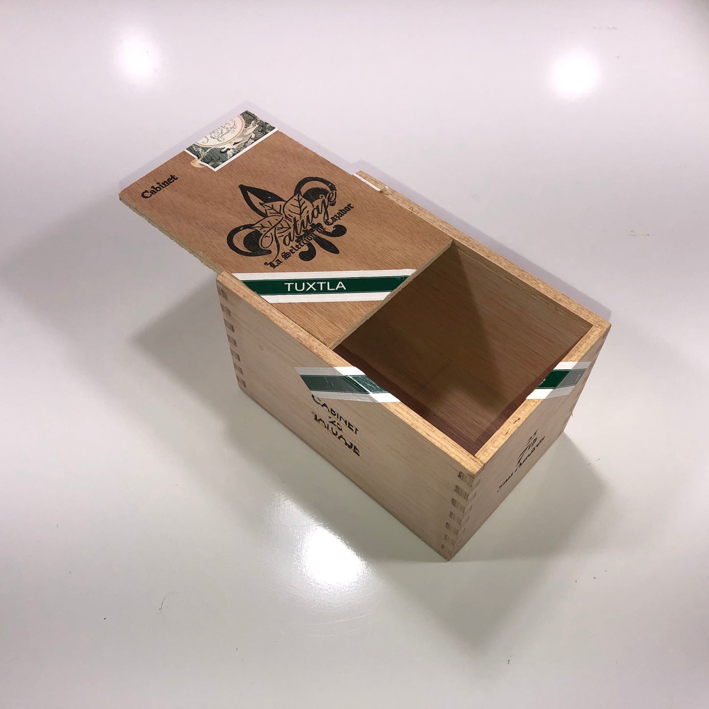 Tatuaje Tuxtla 7th Empty Wooden Cigar Box 4.25x6.25x4