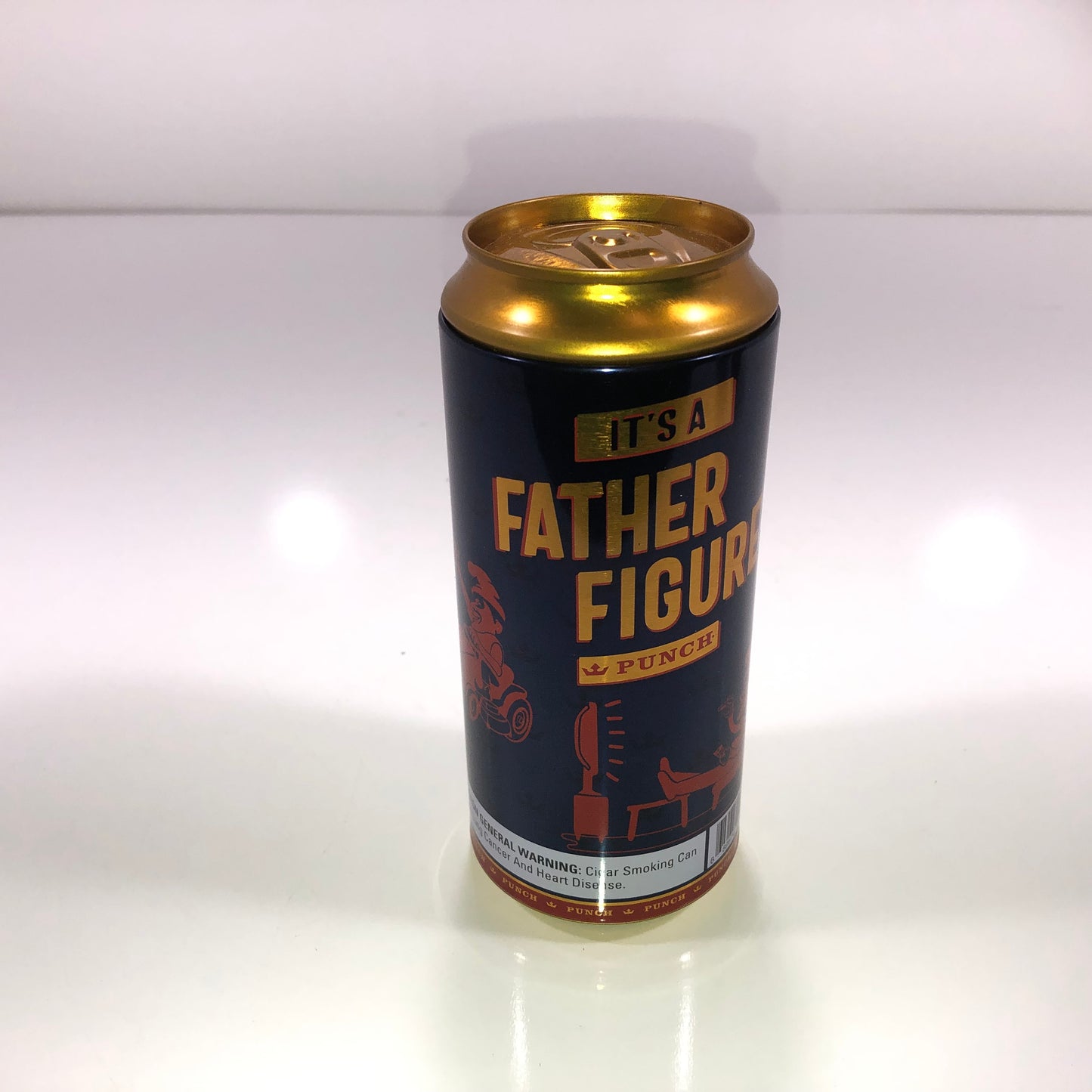 Punch Dad Bod Empty Cigar Container 2.5x2.5x6