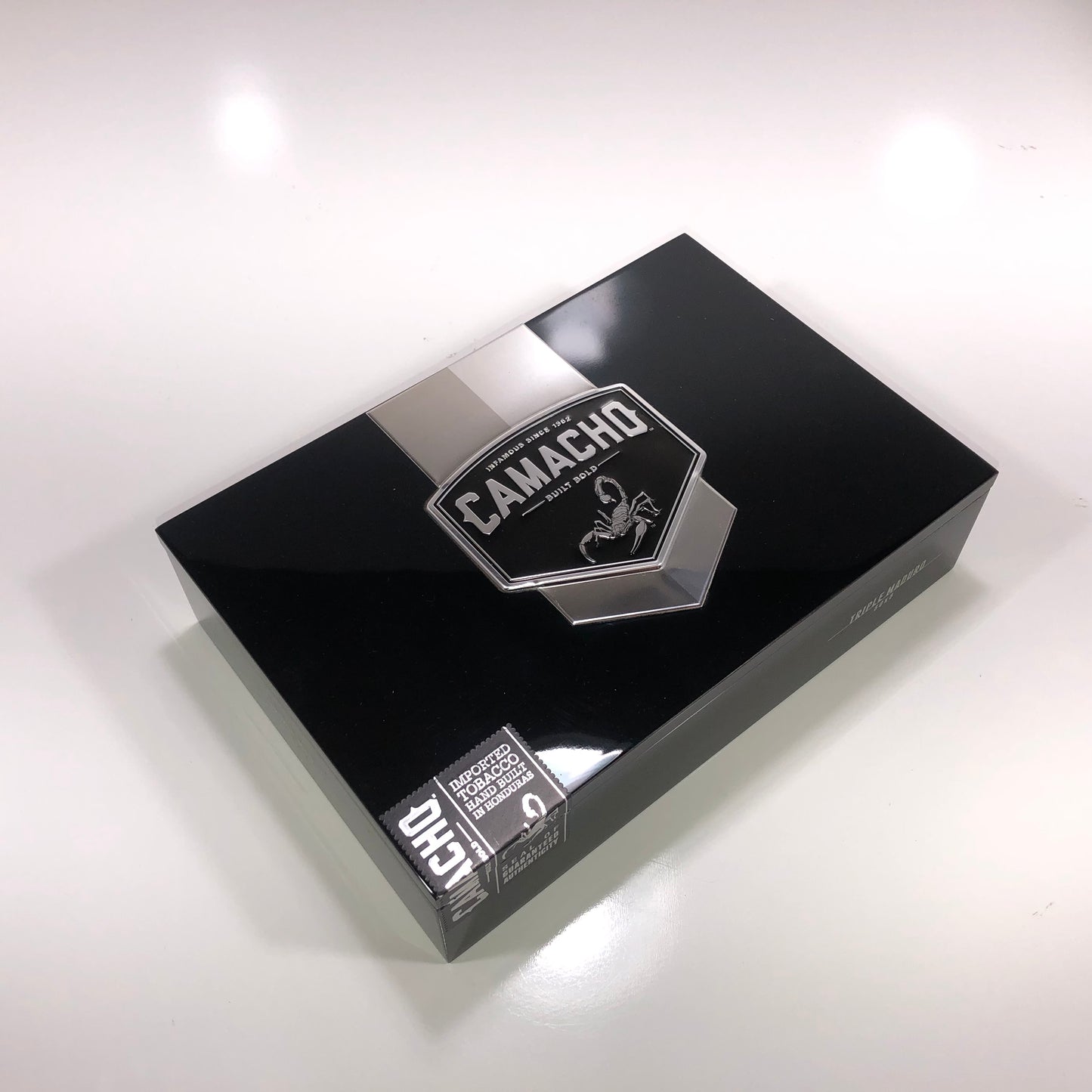 Camacho Triple Maduro Gordo Empty Wooden Cigar Box 10.25x7x2.5