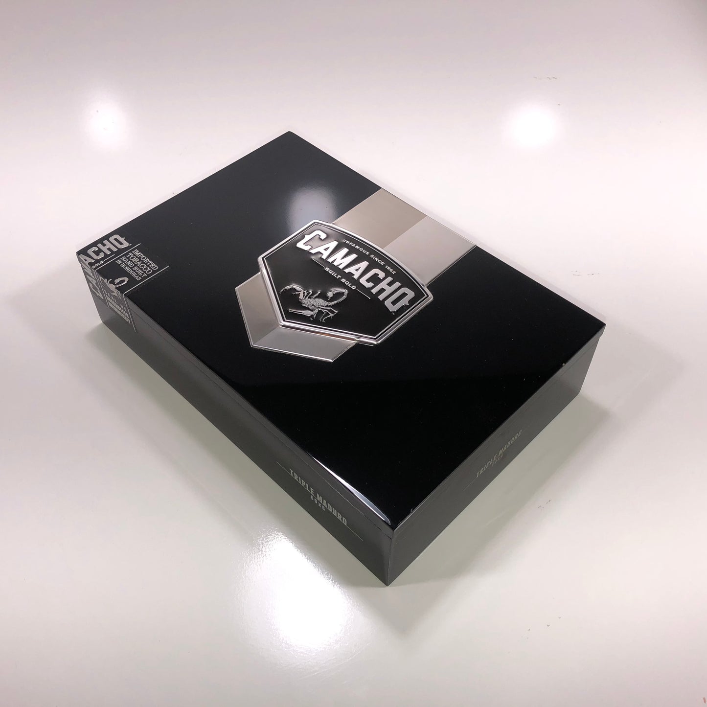 Camacho Triple Maduro Gordo Empty Wooden Cigar Box 10.25x7x2.5