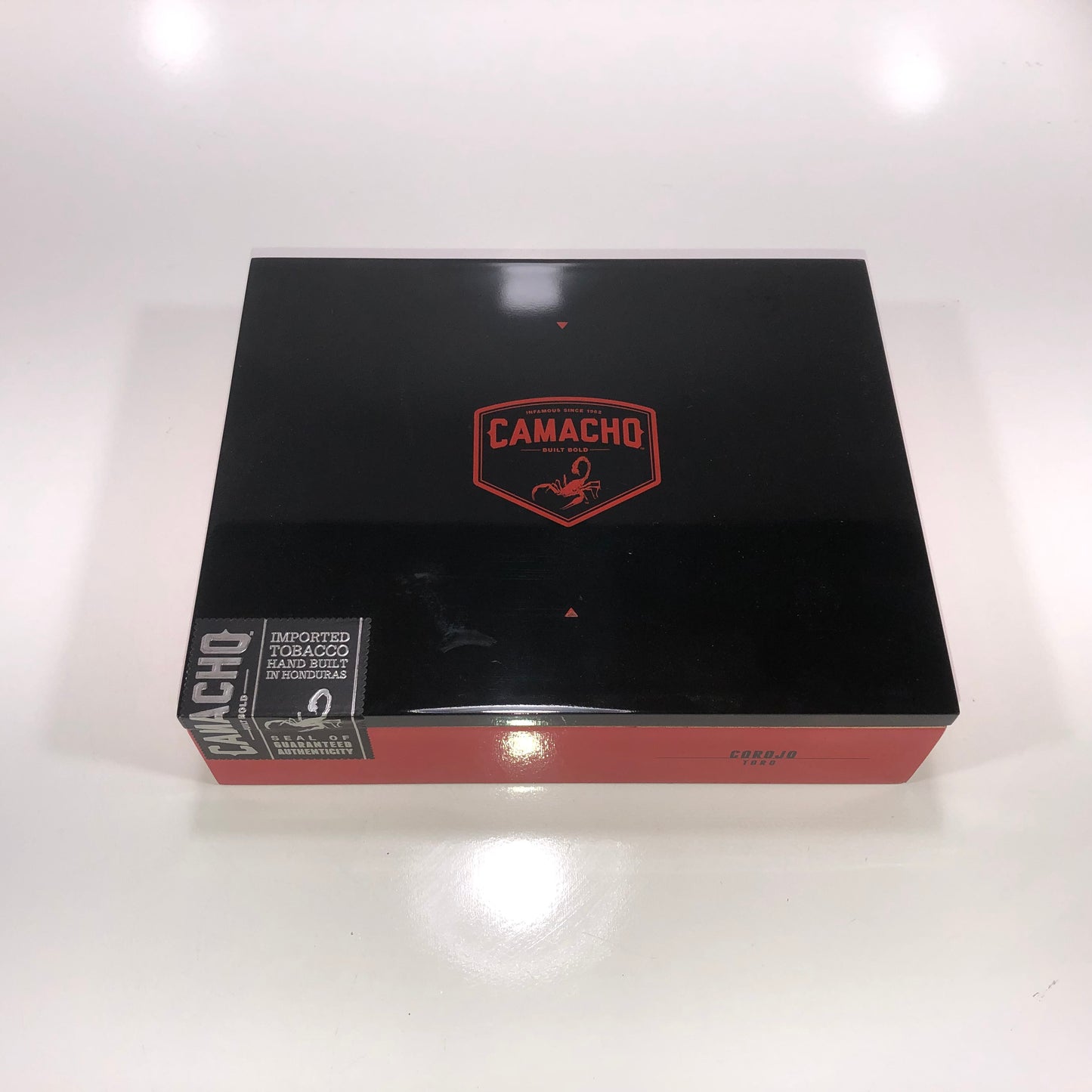 Camacho Corojo Toro Empty Wooden Cigar Box 8.75x7x2.25