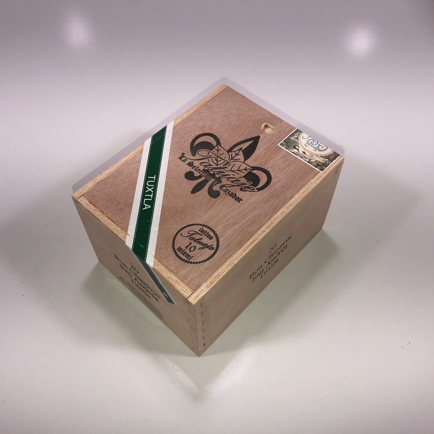 Tatuaje Tuxtla Bon Chasseur Empty Wooden Cigar Box 4.75x6x3.75