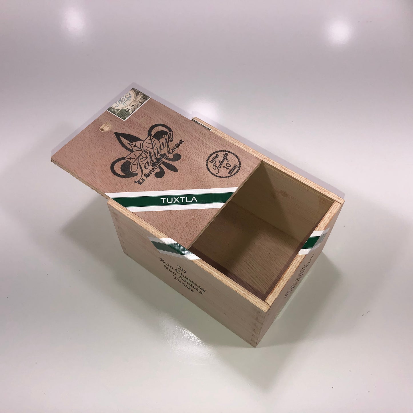 Tatuaje Tuxtla Bon Chasseur Empty Wooden Cigar Box 4.75x6x3.75