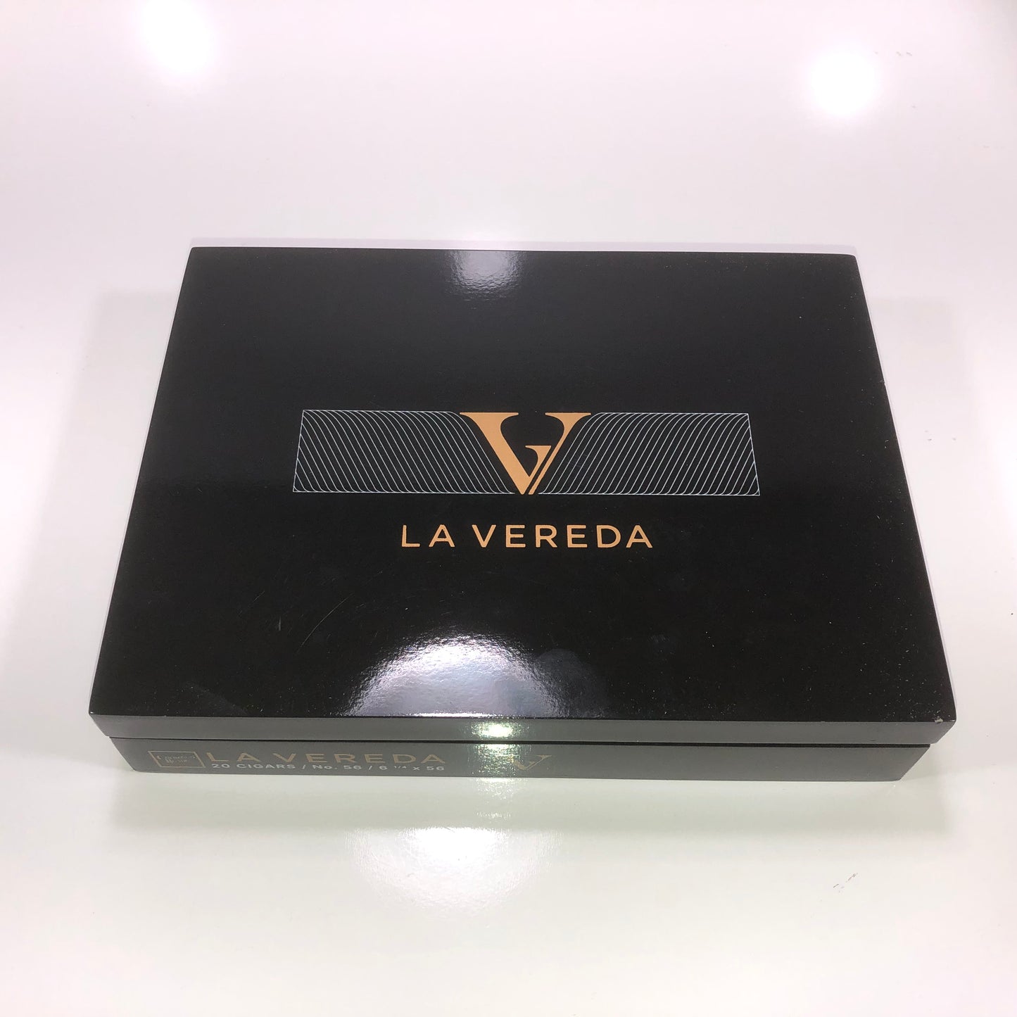 Crowned Heads La Vereda No56 Empty Wooden Cigar Box 10x7.5x2.25