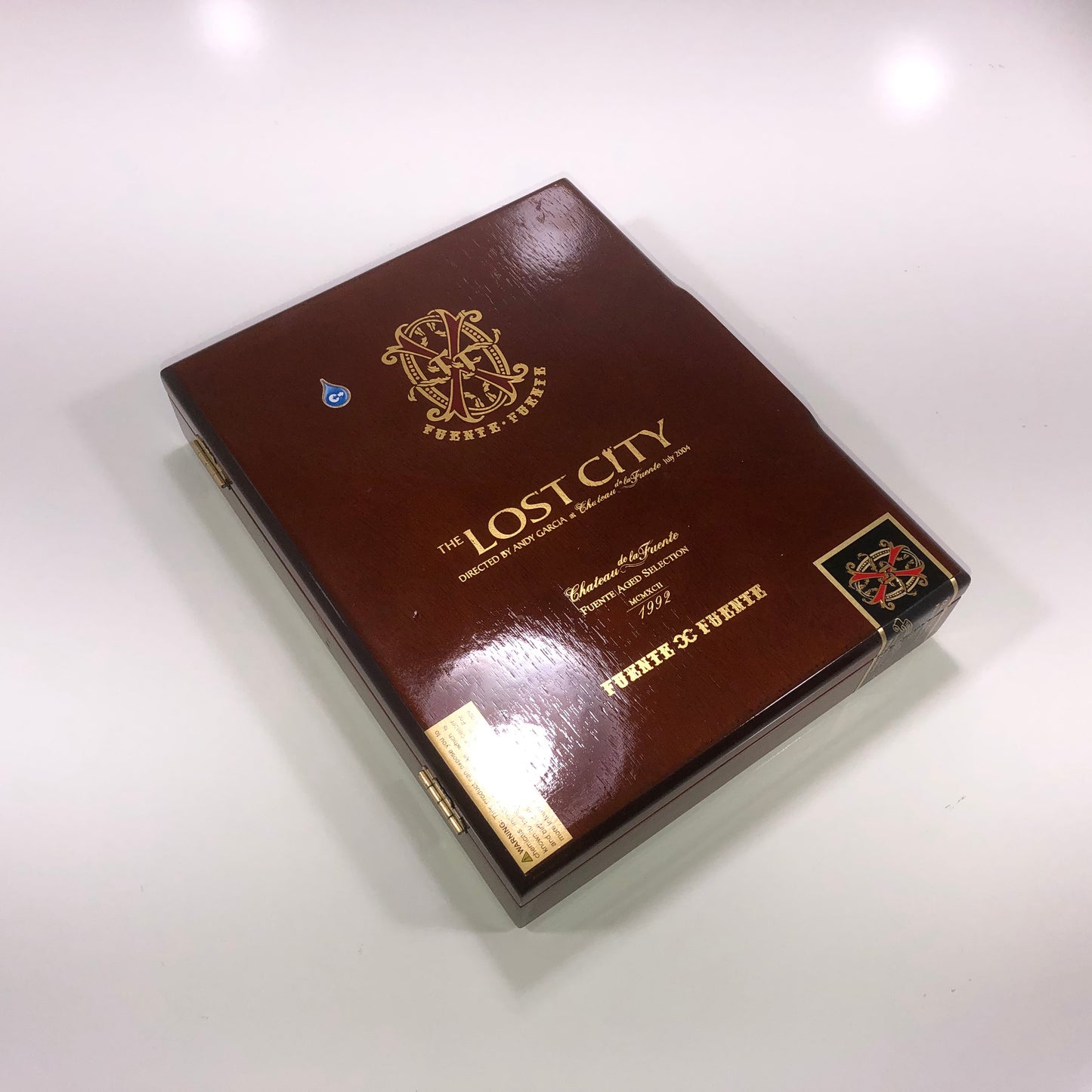 Arturo Fuente Opus X The Lost City Double Robusto Empty Wooden Cigar Box 8x10x2