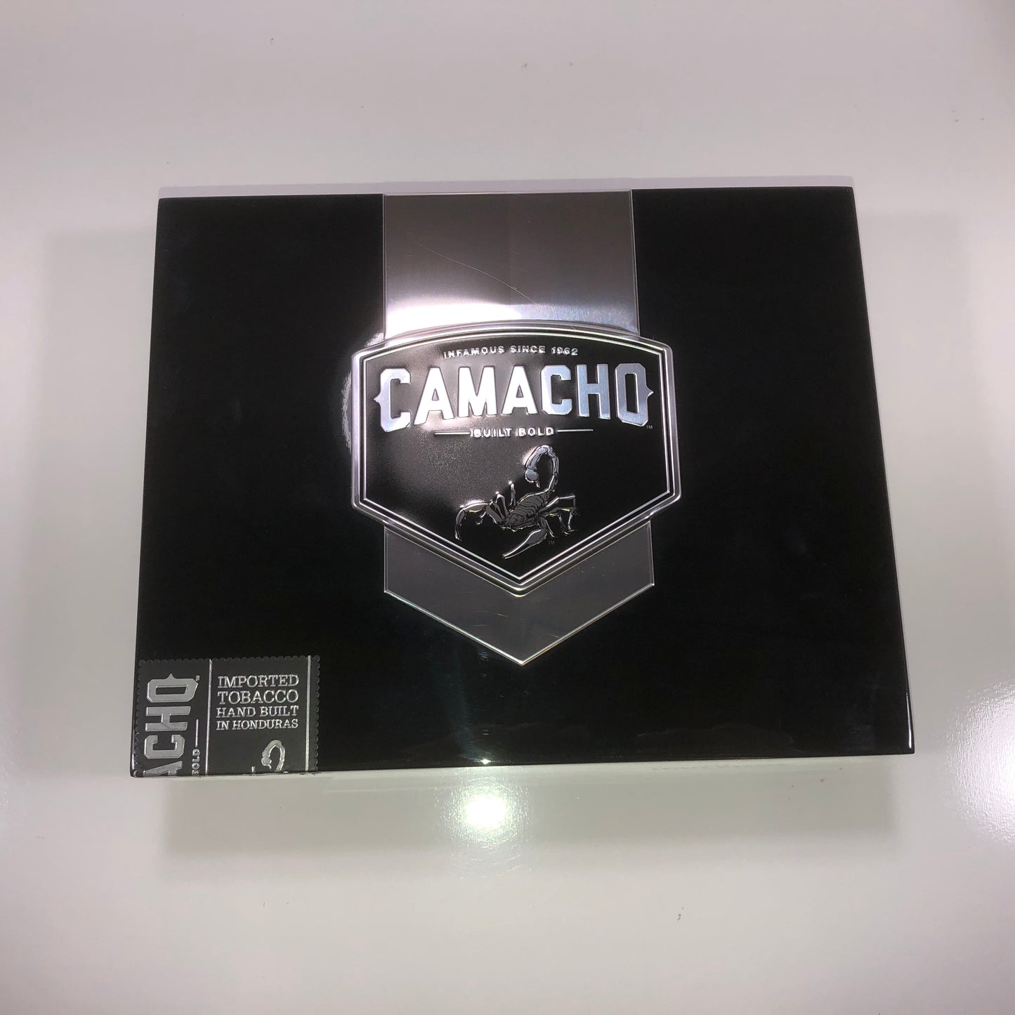Camacho Triple Maduro Toro Empty Wooden Cigar Box 8.75x7x2.25
