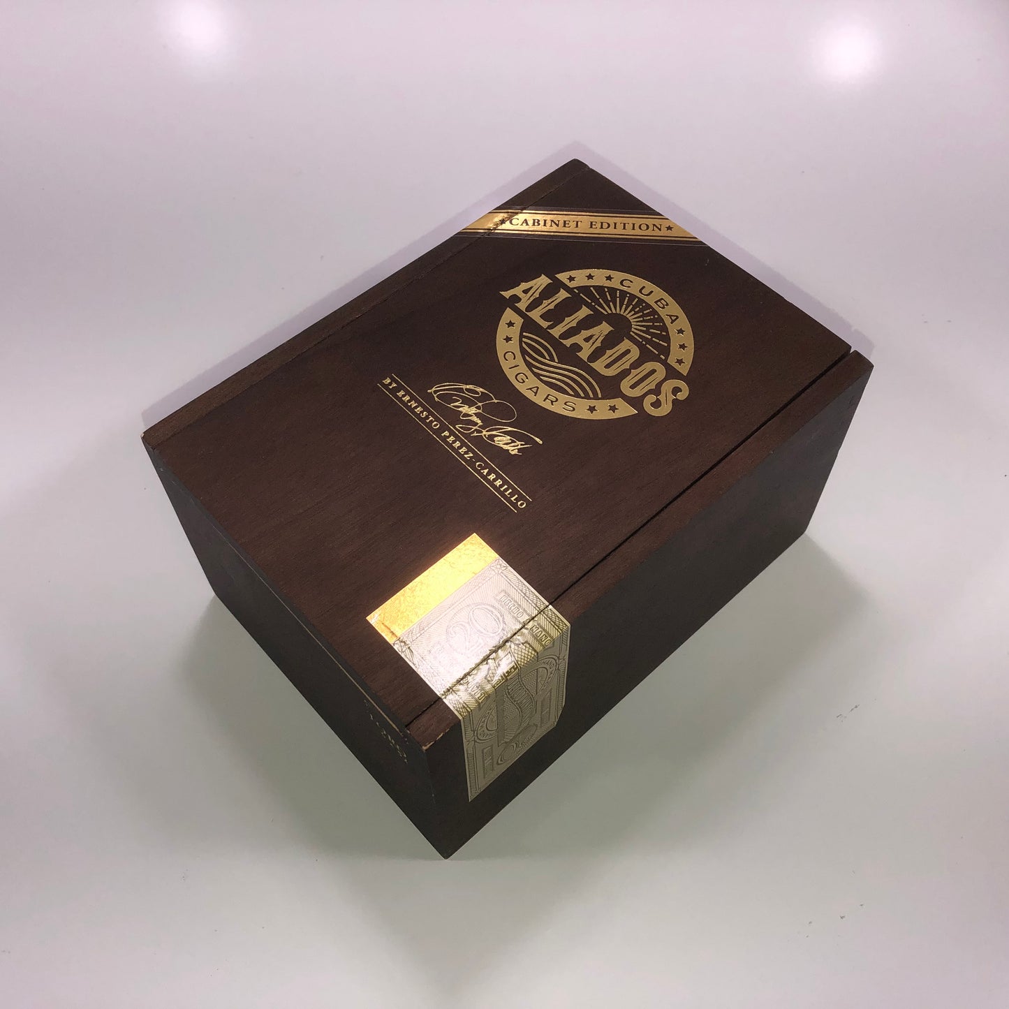 Aliados Toro Empty Wooden Cigar Box 5x7x3.75