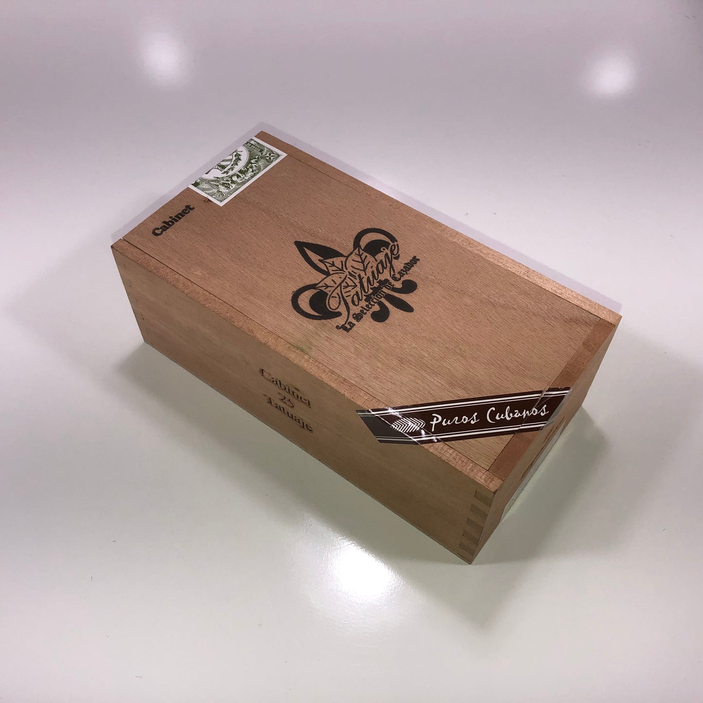 Tatuaje Cabinet Especiales Empty Wooden Cigar Box 4.25x8.5x3