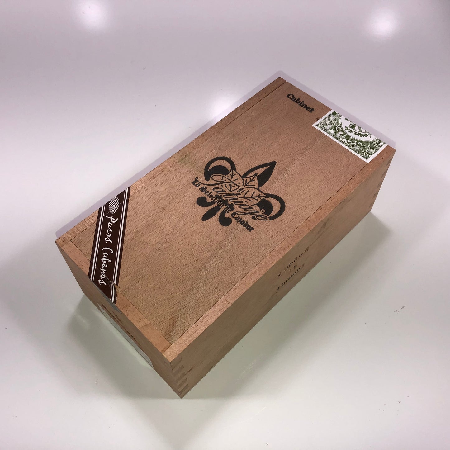 Tatuaje Cabinet Especiales Empty Wooden Cigar Box 4.25x8.5x3