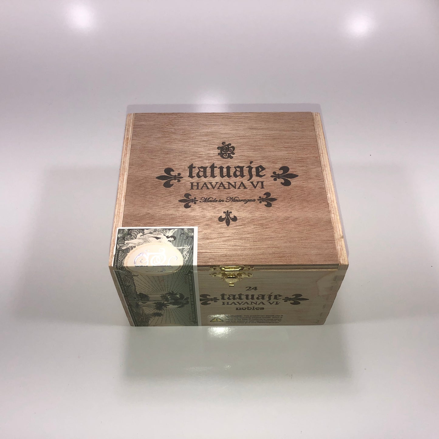 Tatuaje Nobles Empty Wooden Cigar Box 5.5x5x3.75