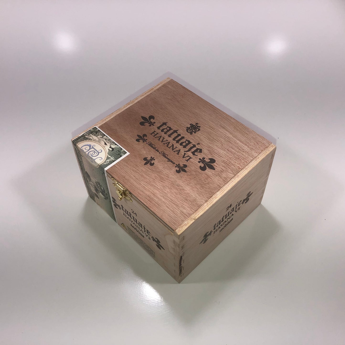 Tatuaje Nobles Empty Wooden Cigar Box 5.5x5x3.75