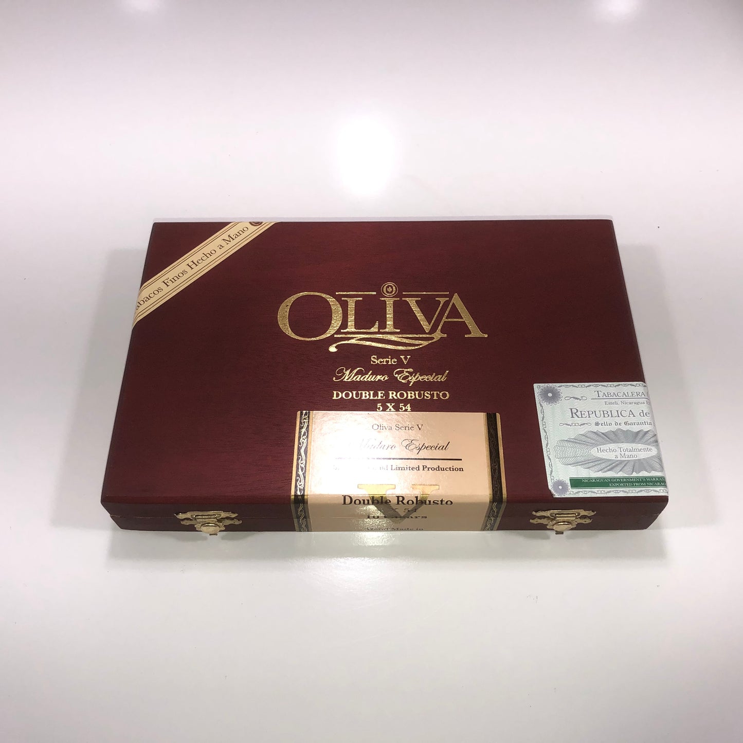 Oliva Serie V Maduro Double Robusto Empty Wooden Cigar Box 9.25x6x1.25