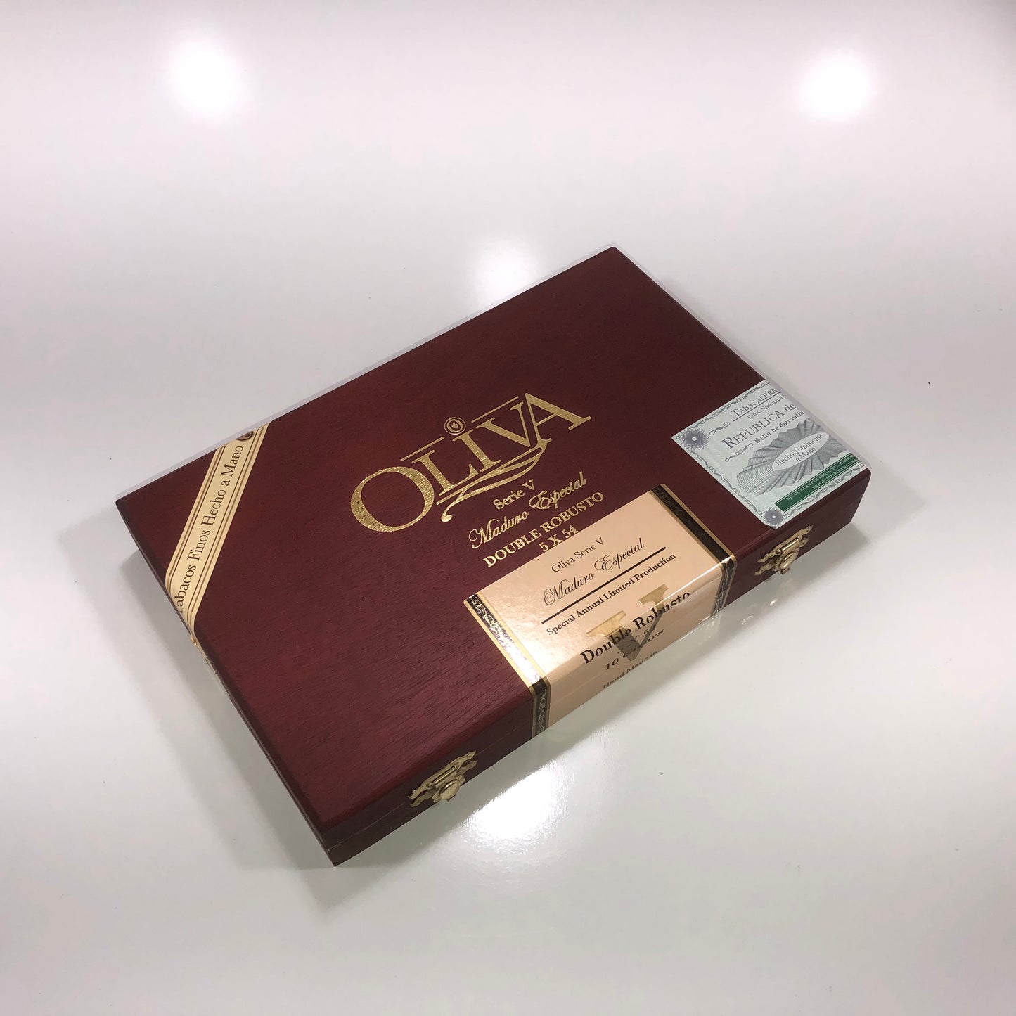 Oliva Serie V Maduro Double Robusto Empty Wooden Cigar Box 9.25x6x1.25