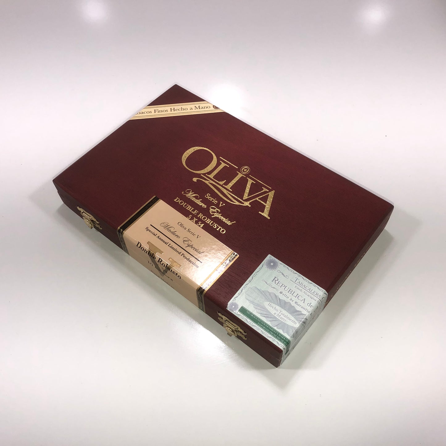 Oliva Serie V Maduro Double Robusto Empty Wooden Cigar Box 9.25x6x1.25