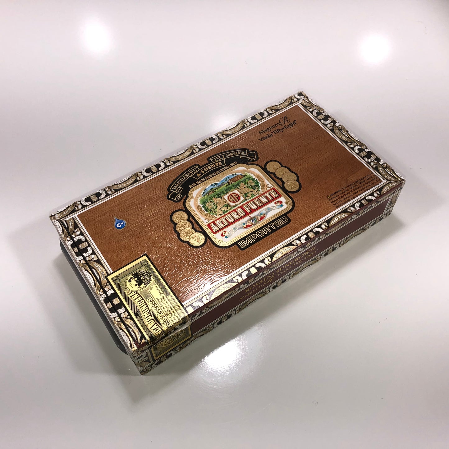 Arturo Fuente Rosado 58 Reserve Empty Cigar Box 11.25x6x2.25