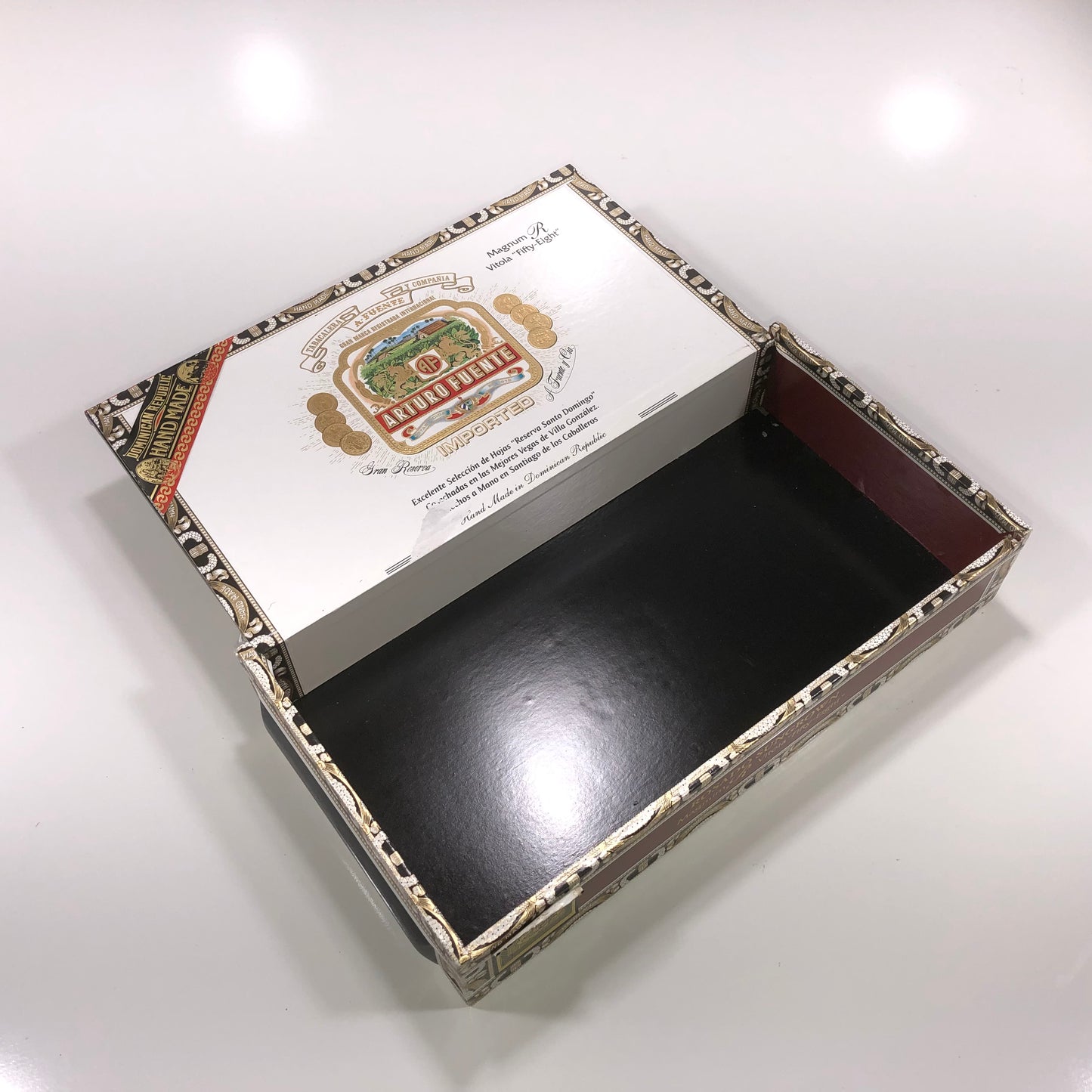 Arturo Fuente Rosado 58 Reserve Empty Cigar Box 11.25x6x2.25