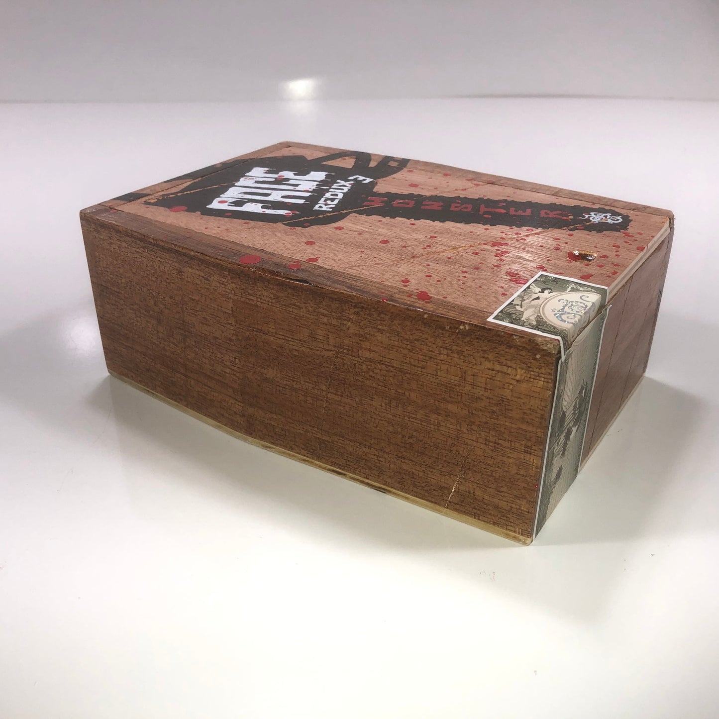 Tatuaje Face Redux 3 Empty Wooden Cigar Box 5.5x7.75x3