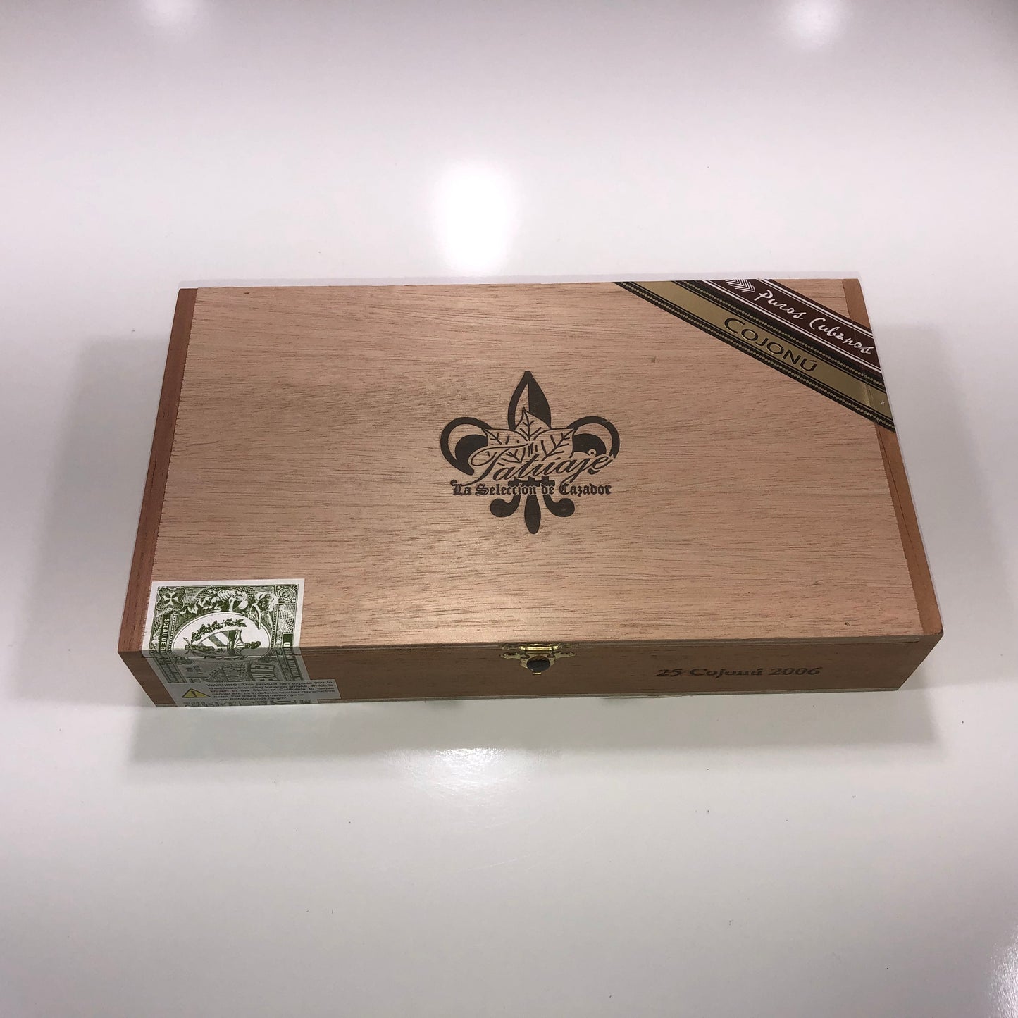 Tatuaje Cojonu 2006 Empty Wooden Cigar Box 10.75x6.25x2