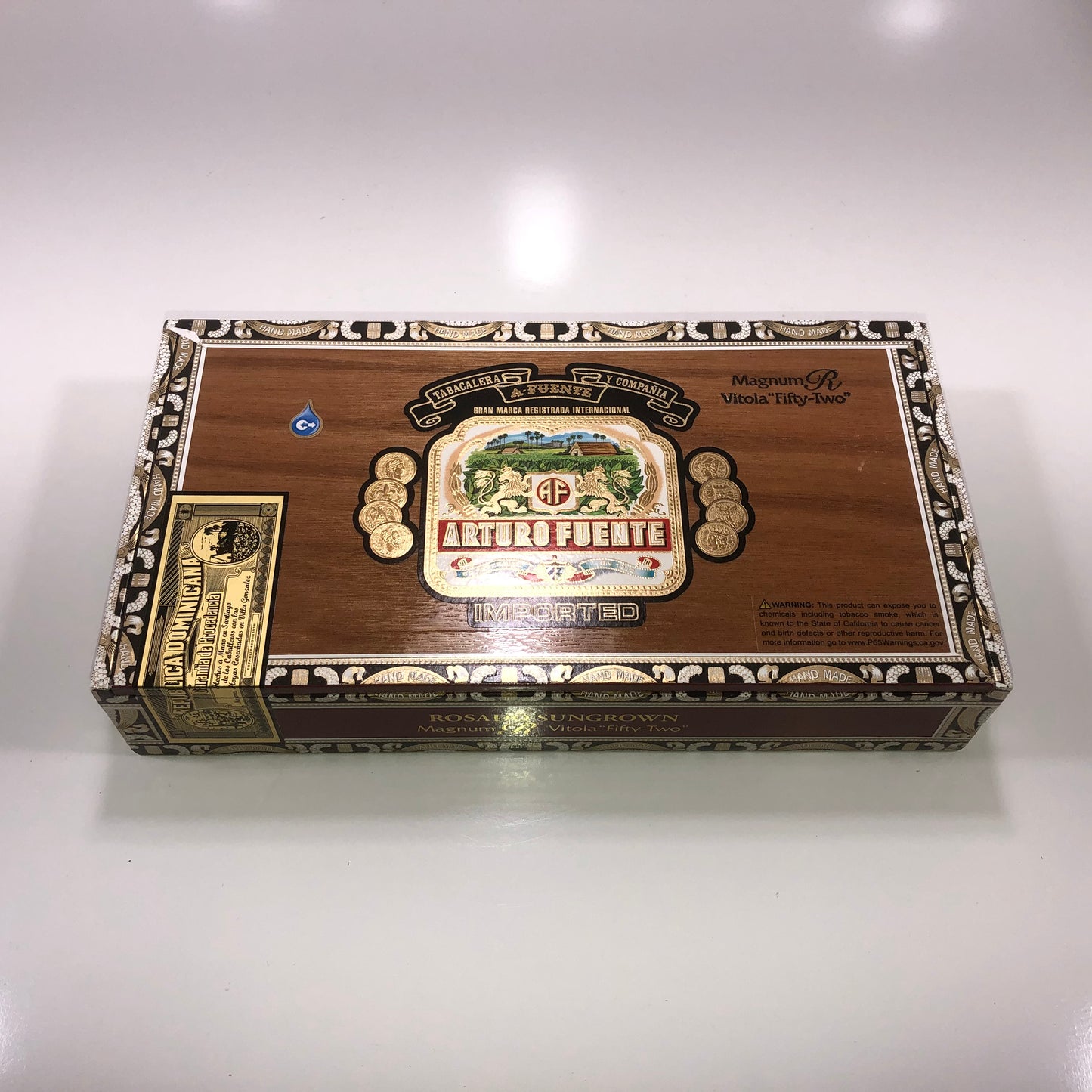 Arturo Fuente Rosado 52 Reserve Empty Cigar Box 11x5.5x2