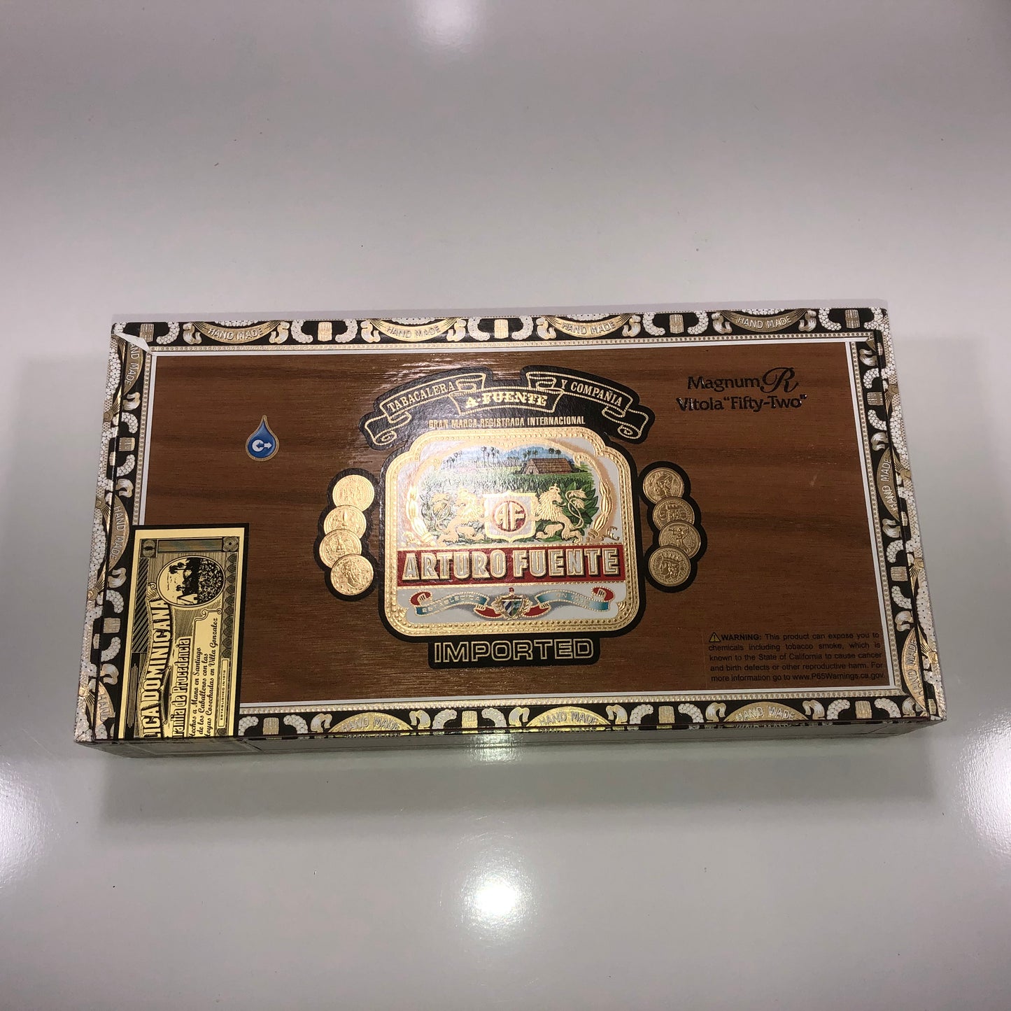 Arturo Fuente Rosado 52 Reserve Empty Cigar Box 11x5.5x2