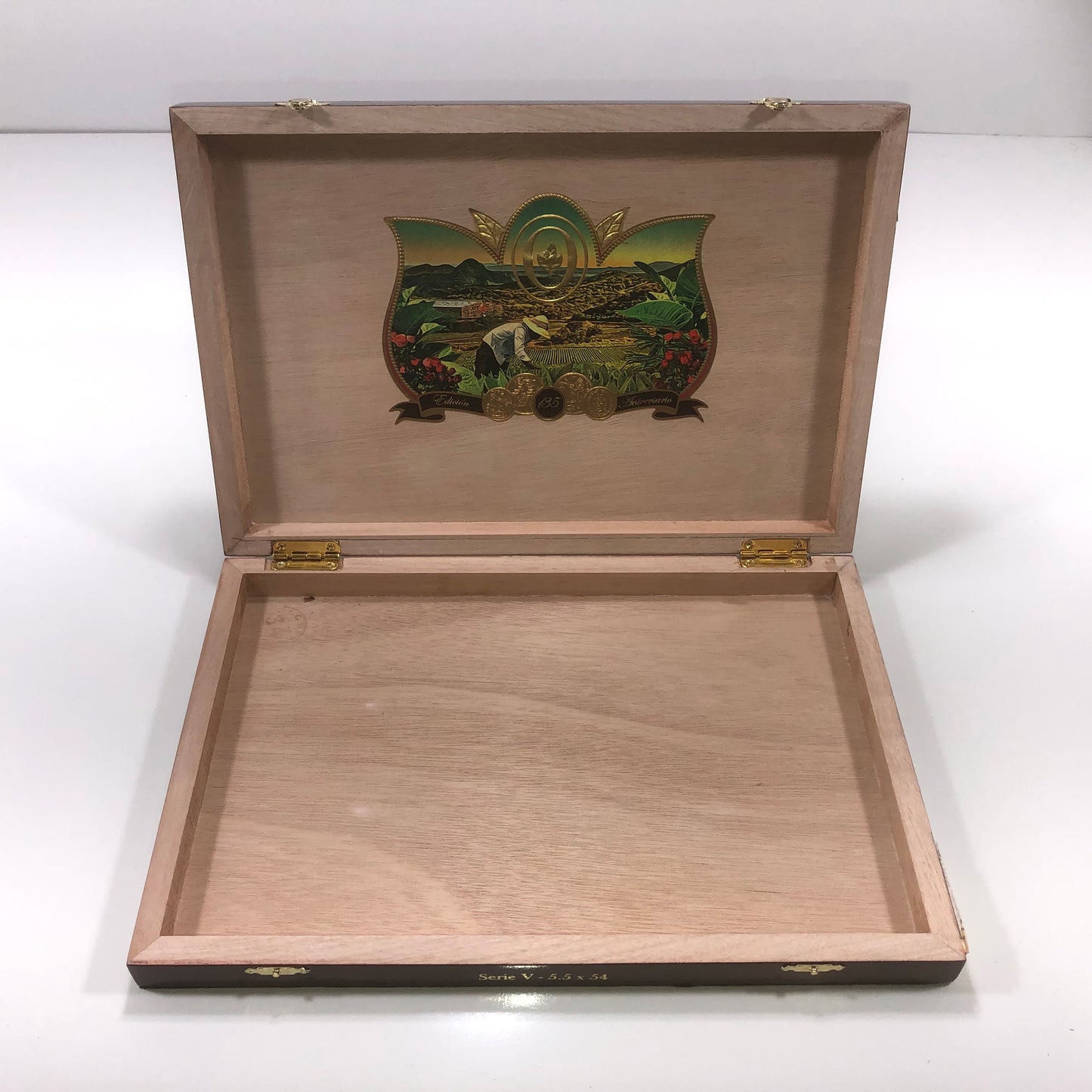 Oliva 135th Aniversario Empty Wooden Cigar Box 13.25x9x1.75 (1)