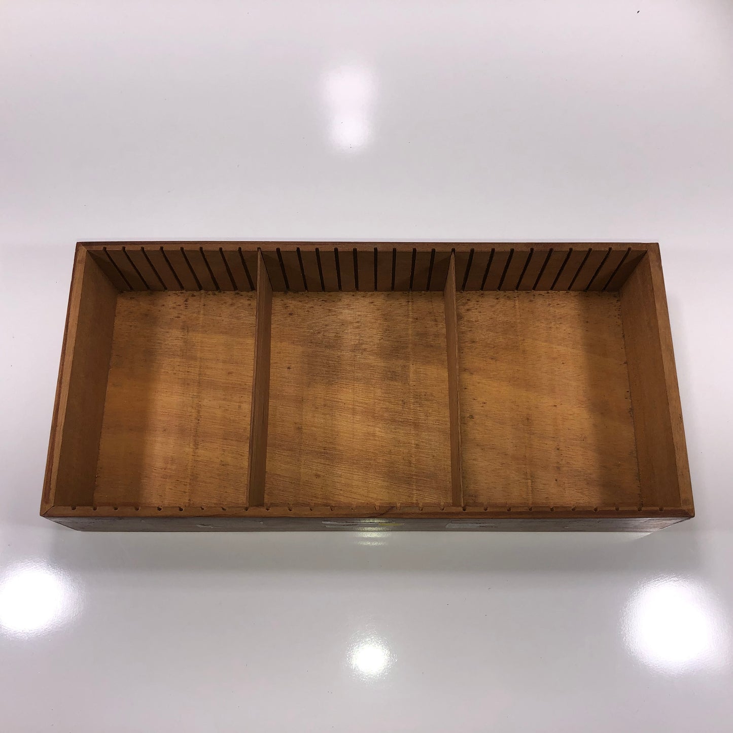 Empty Wooden Cigar Shelf Display 18x8.5x3.25