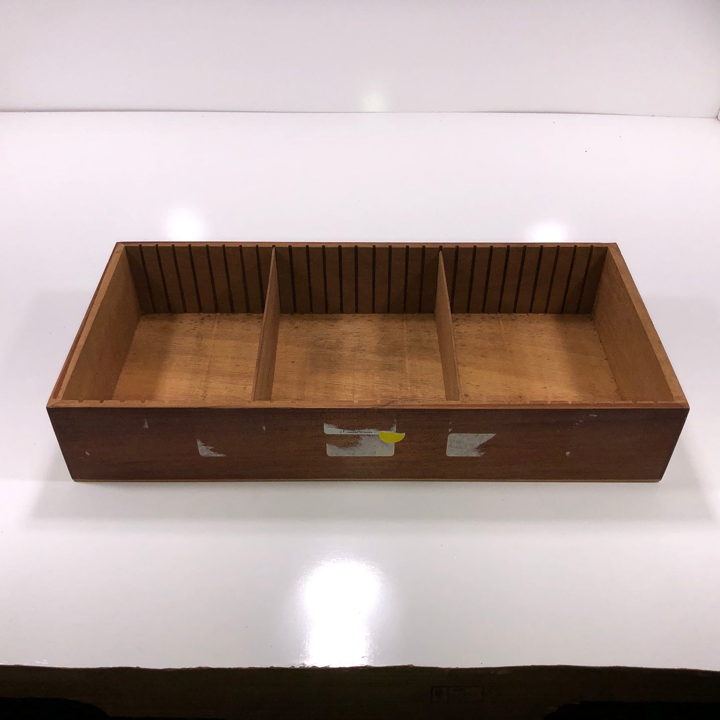 Empty Wooden Cigar Shelf Display 18x8.5x3.25