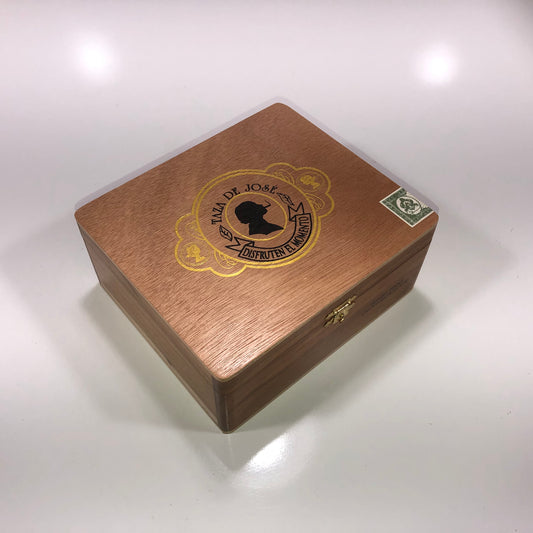 Taza De Jose Robusto Empty Wooden Cigar Box 6.75x6x3