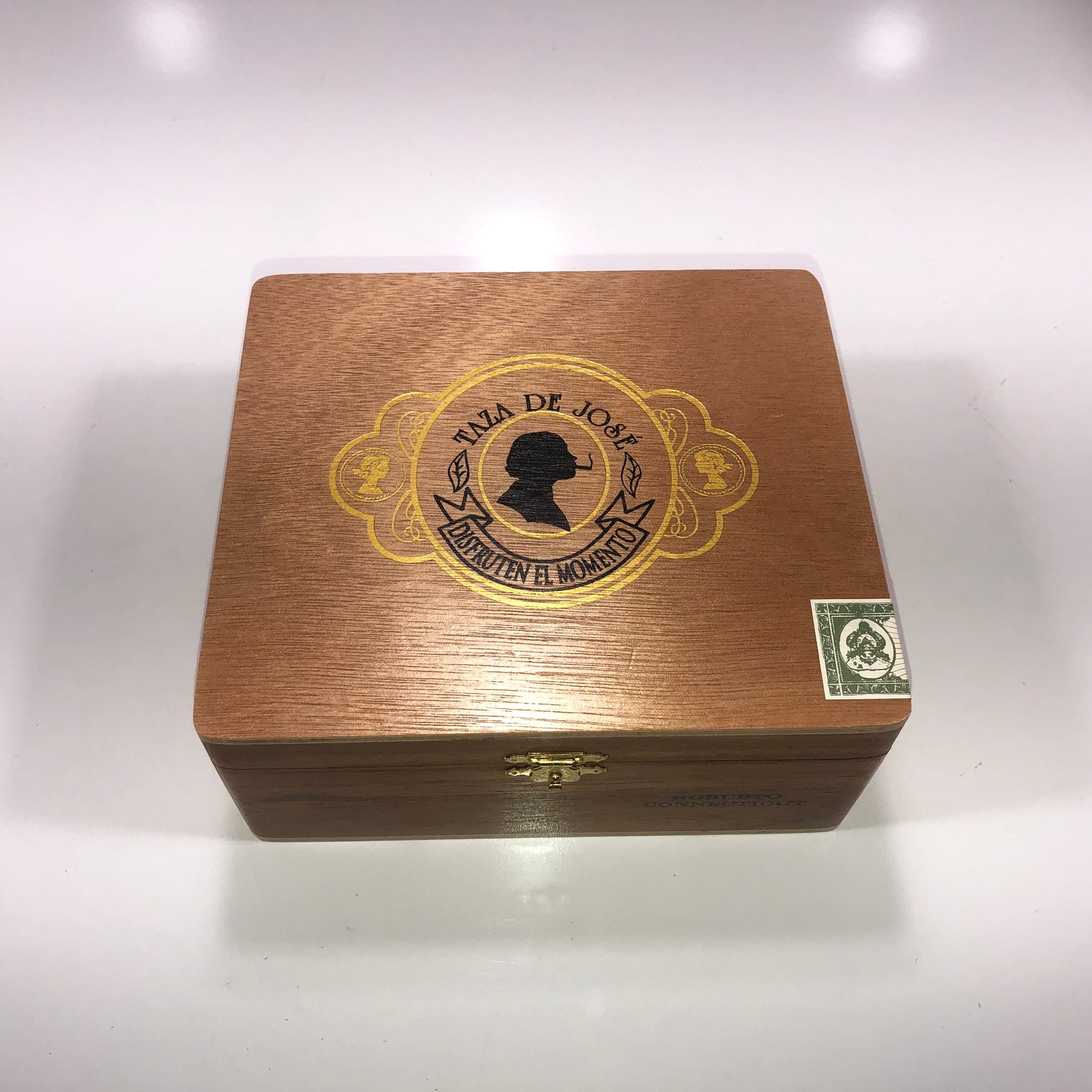 Taza De Jose Robusto Empty Wooden Cigar Box 6.75x6x3