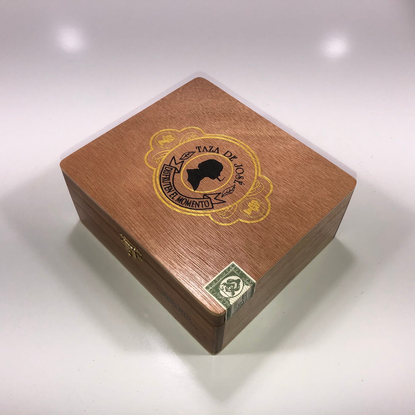 Taza De Jose Robusto Empty Wooden Cigar Box 6.75x6x3