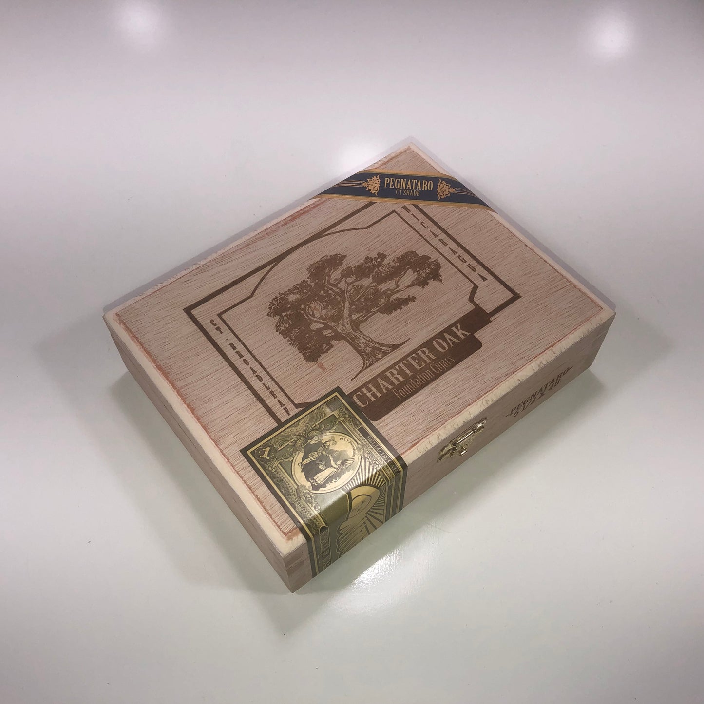 Charter Oak Empty Cigar Box 7x5.5x2 (1)