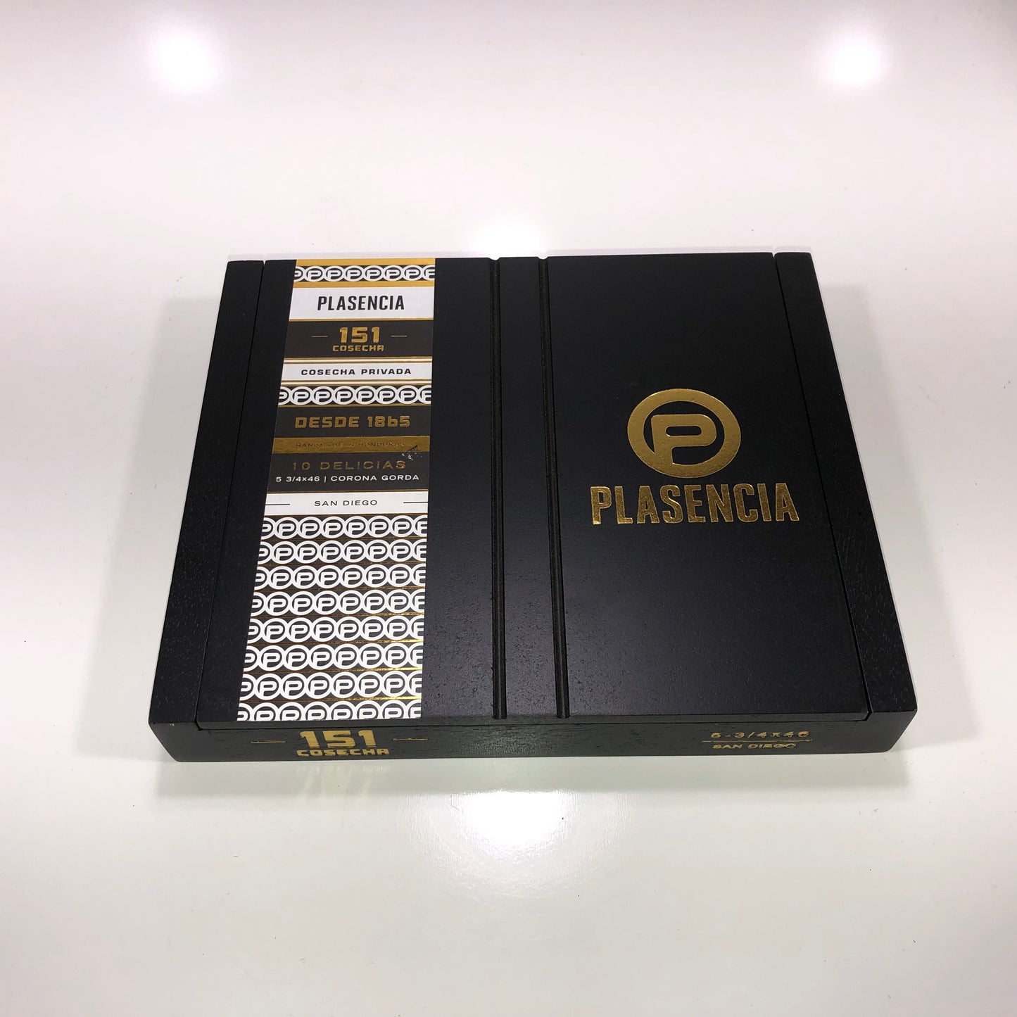 Plasencia 151 San Diego Empty Wooden Cigar Box 8.5x7.25x1.25