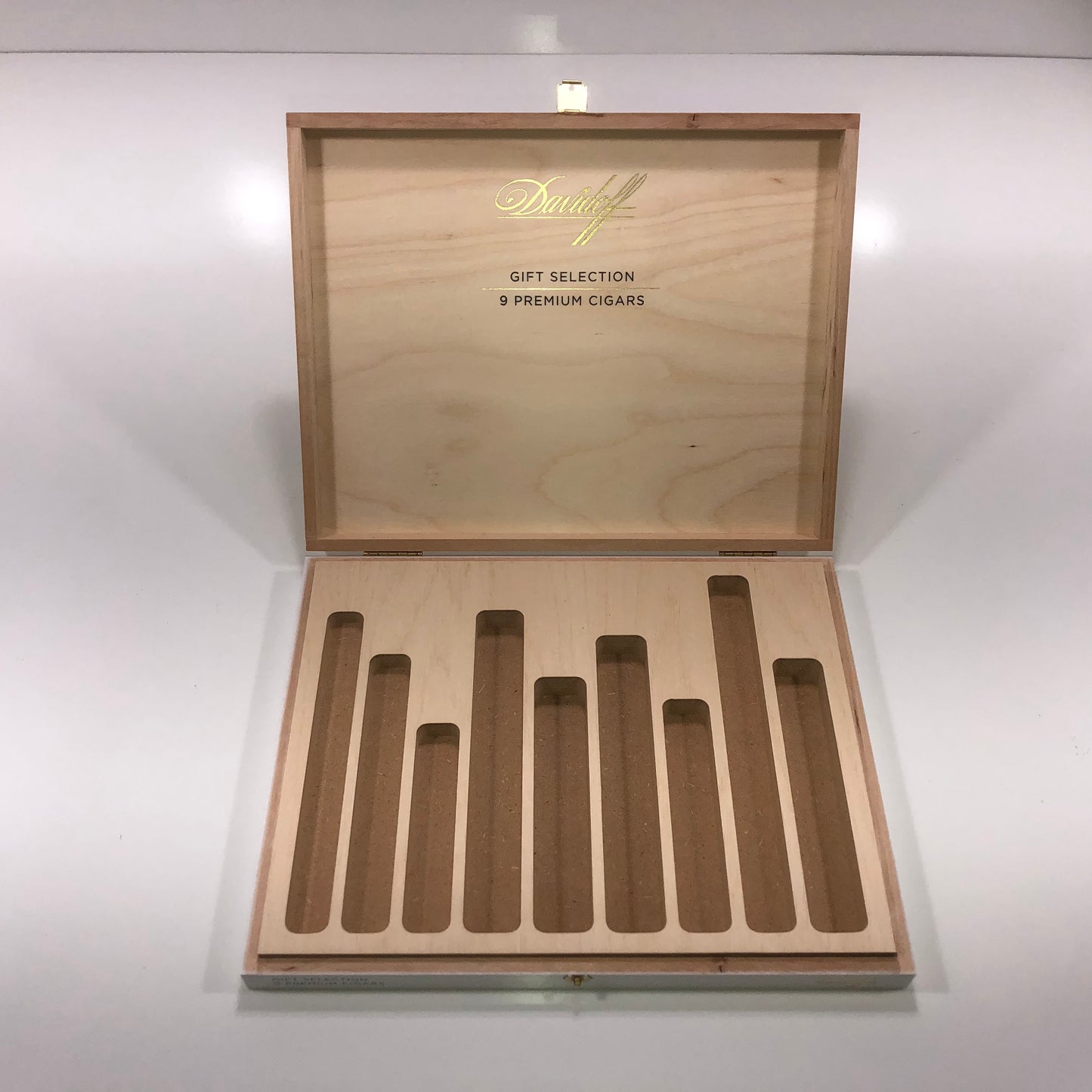 Davidoff Empty Wooden Cigar Box 10.75x8.5x1.25