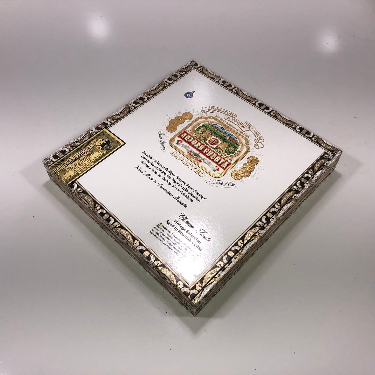 Arturo Fuente Chateau Empty Cigar Box 9.5x9.75x1.25