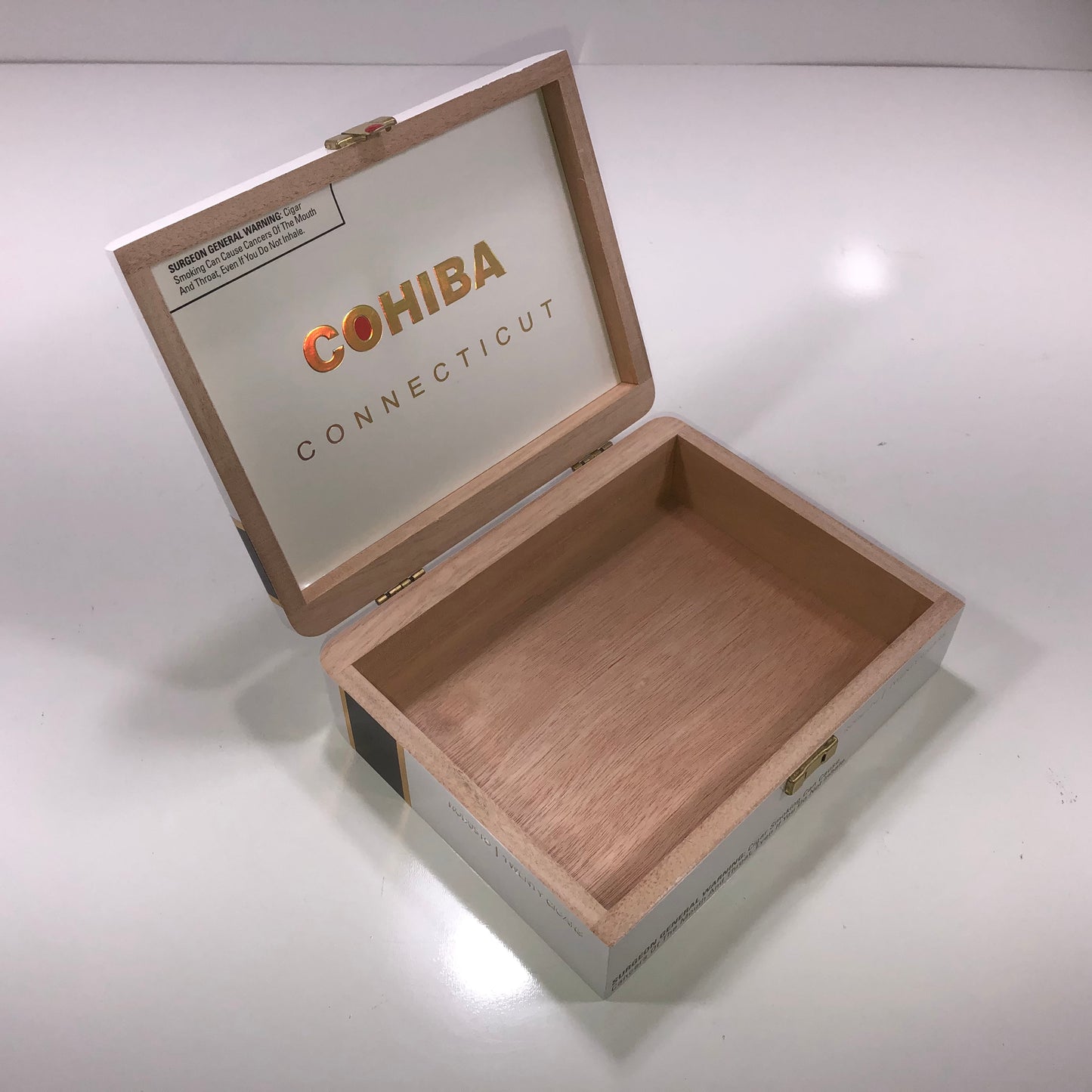 Cohiba Connecticut Robusto Empty Wooden Cigar Box 8.5x6.75x2.5