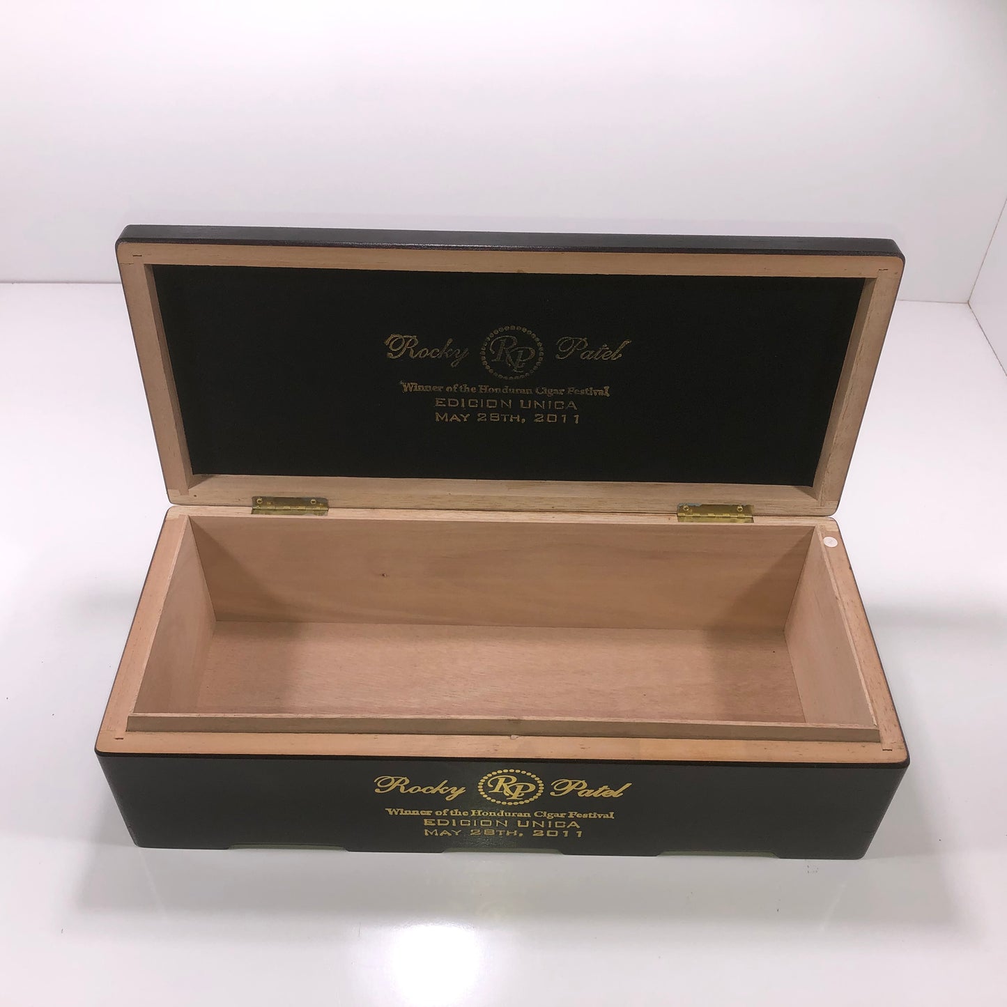 Rocky Patel Edicion Unica Empty Wooden Cigar Box 18x7.75x5