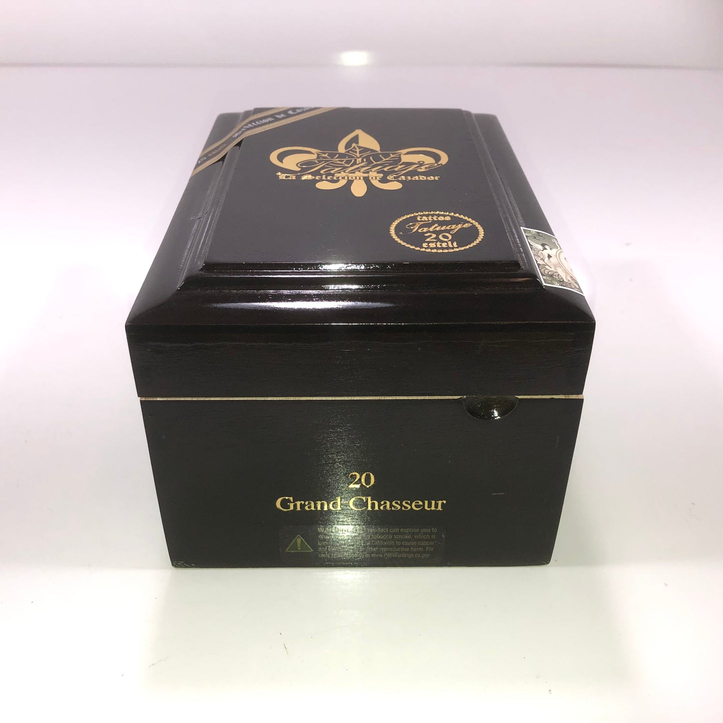 Tatuaje Grand Chasseur Empty Wooden Cigar Box 5.25x7.5x4.5