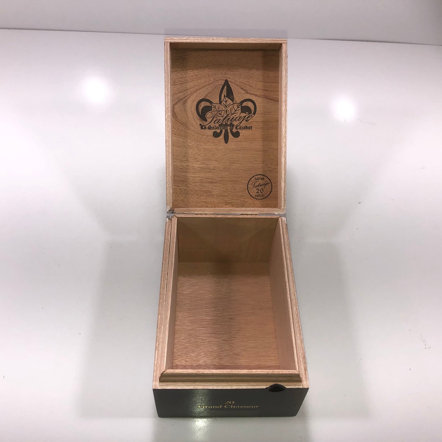 Tatuaje Grand Chasseur Empty Wooden Cigar Box 5.25x7.5x4.5