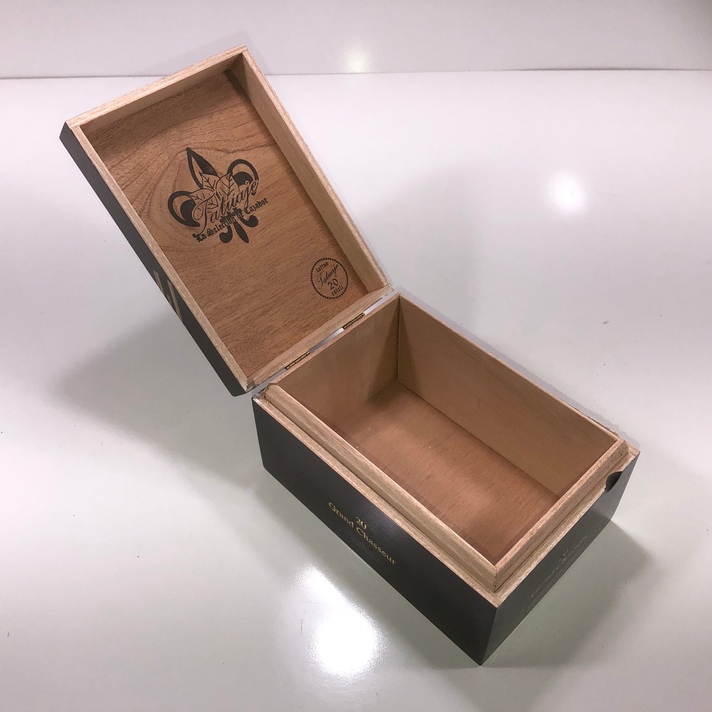 Tatuaje Grand Chasseur Empty Wooden Cigar Box 5.25x7.5x4.5