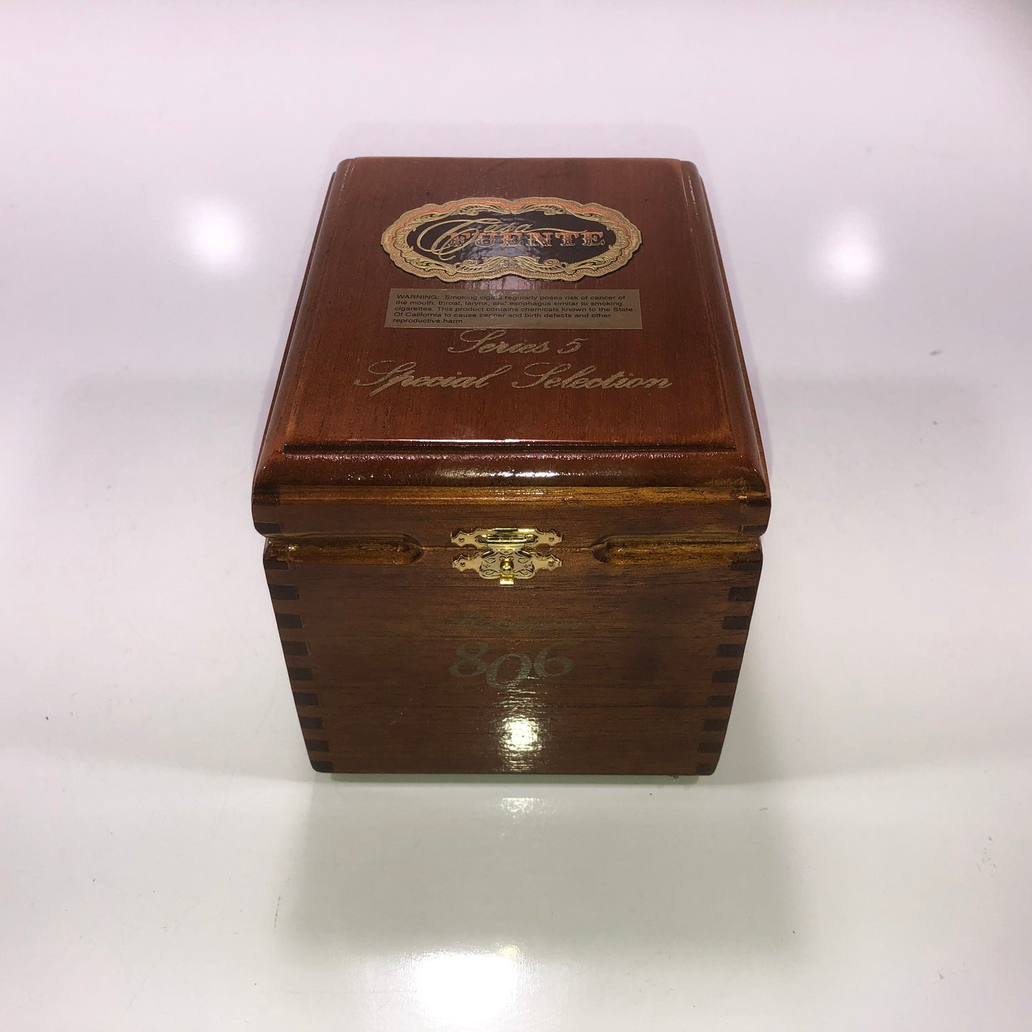 Arturo Fuente Casa 806 Empty Wooden Cigar Box 4.5x5.75x5