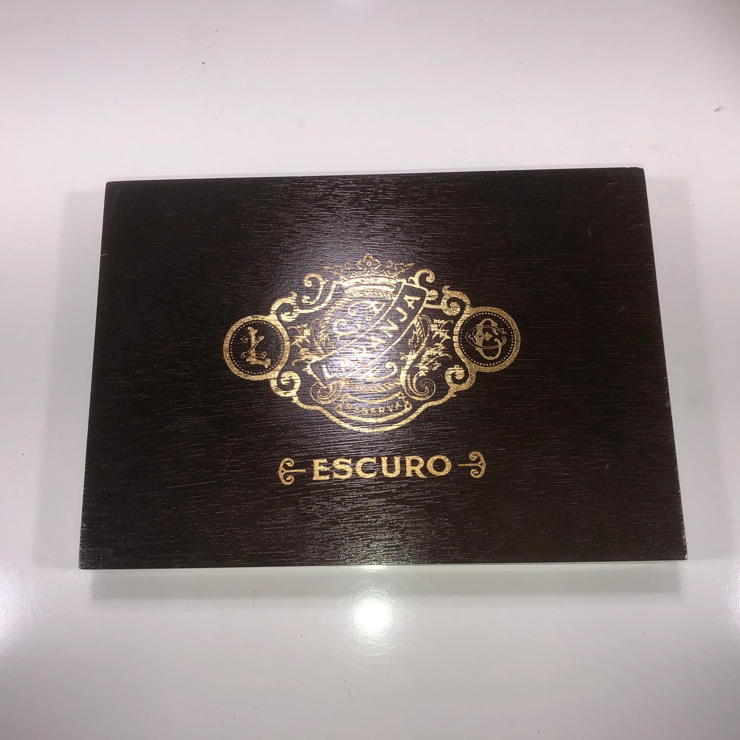 Espinosa Laranja Escuro Gordo Empty Wooden Cigar Box 10x7.25x1.25