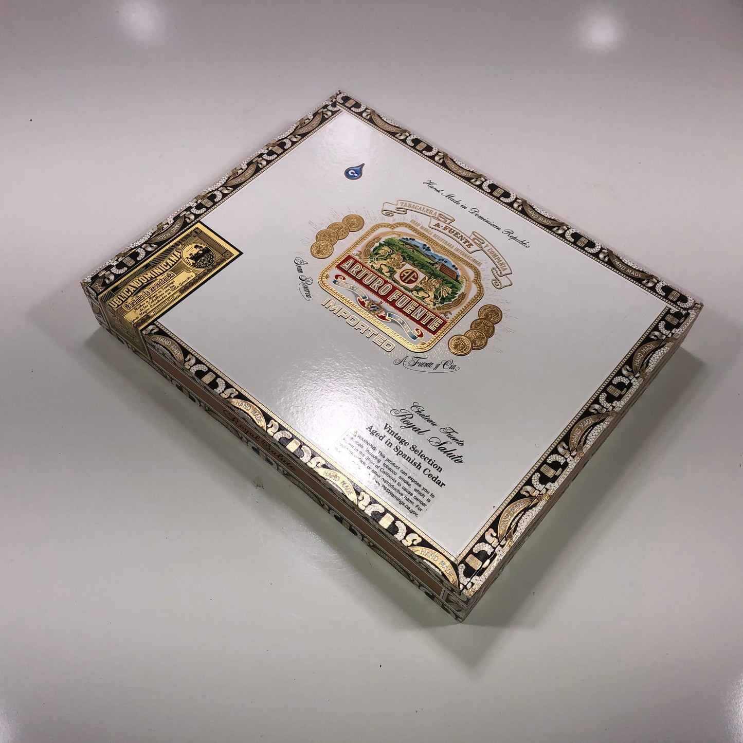 Arturo Fuente Royal Salute Empty Cigar Box 10.75x8.75x1.5