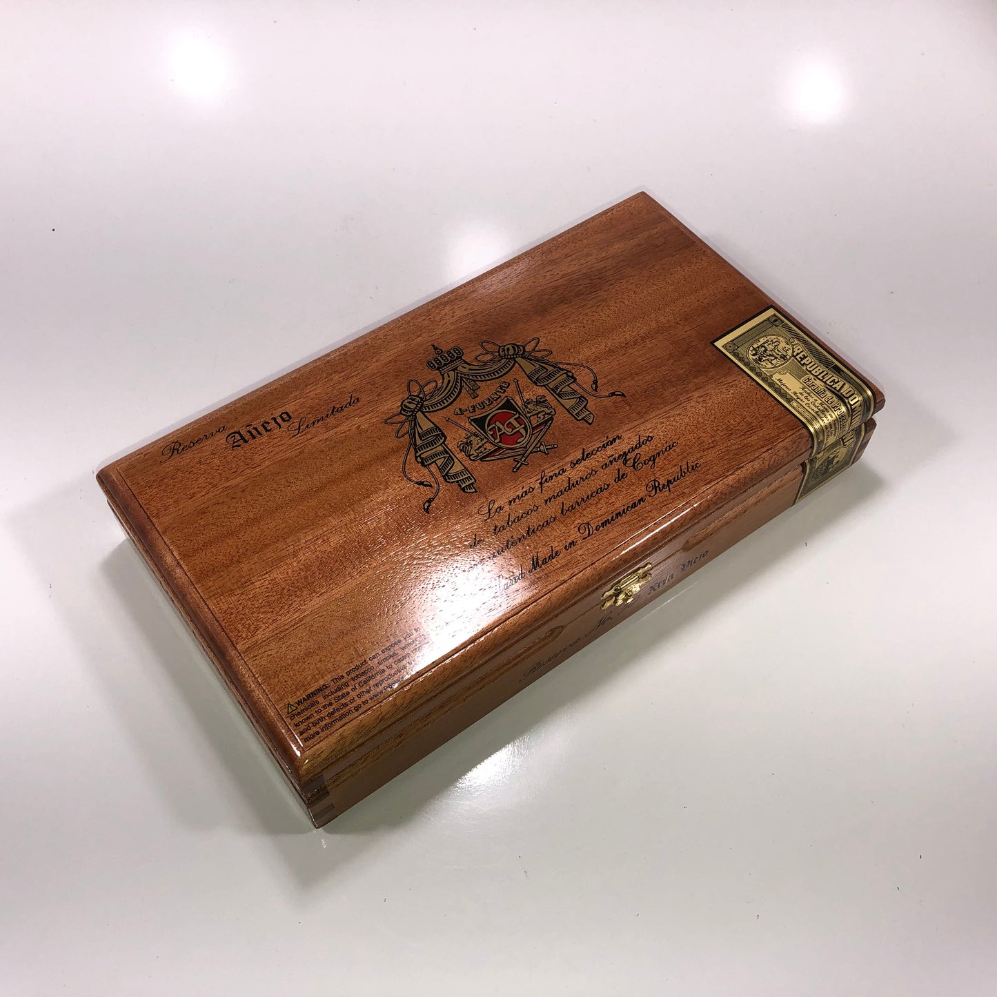 Arturo Fuente Anejo No50 Empty Wooden Cigar Box 11.25x6.25x2.25