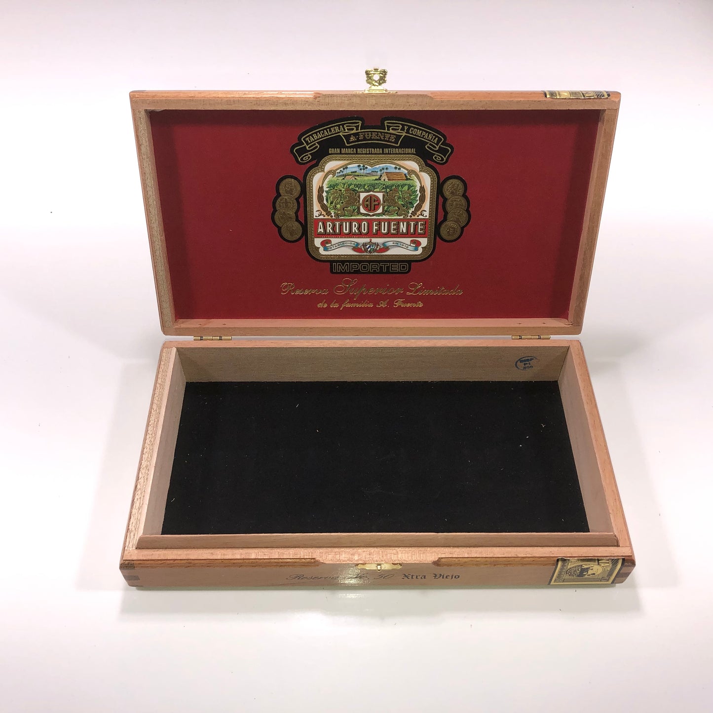 Arturo Fuente Anejo No50 Empty Wooden Cigar Box 11.25x6.25x2.25