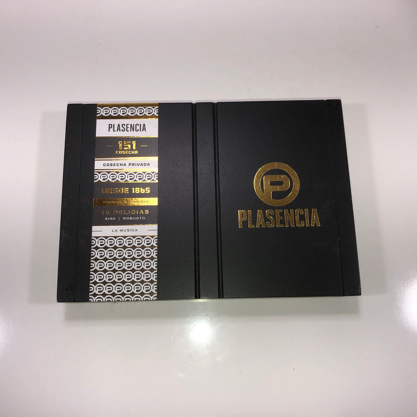 Plasencia 151 La Musica Empty Wooden Cigar Box 9x6.5x1.25